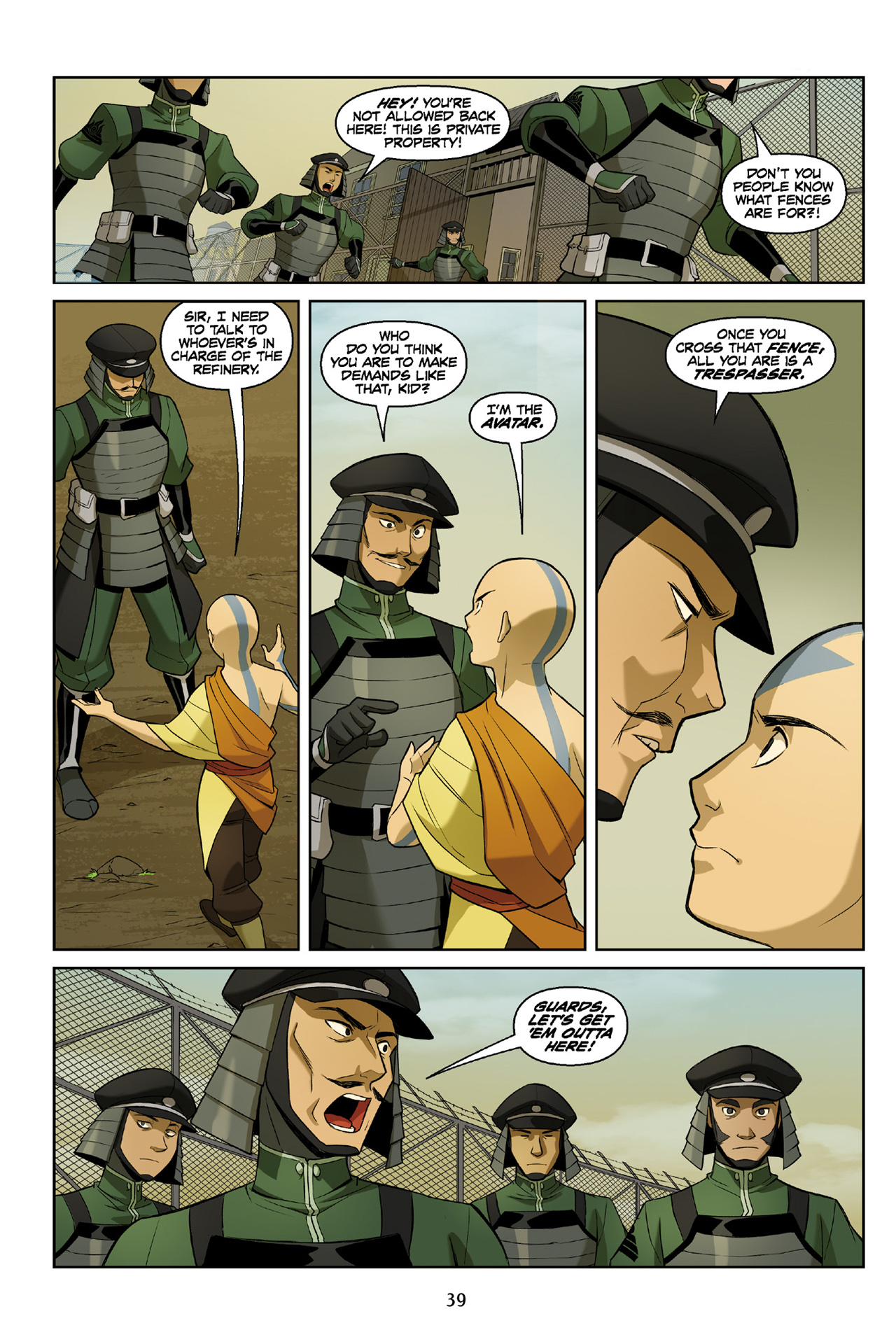 Read online Nickelodeon Avatar: The Last Airbender - The Rift comic -  Issue # Part 1 - 39