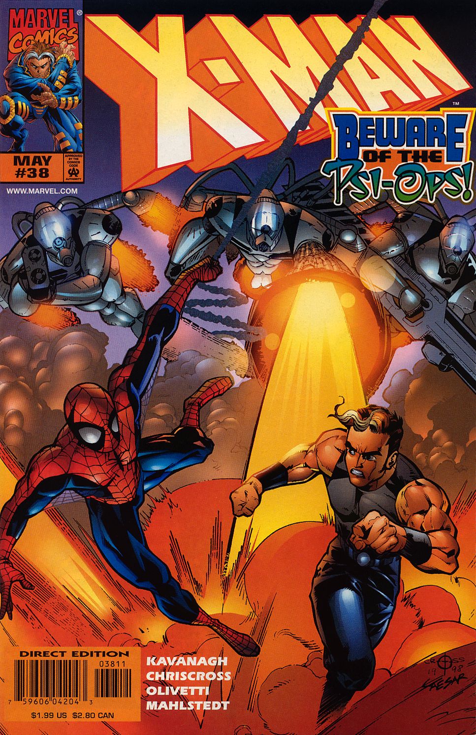 Read online X-Man comic -  Issue #38 - 1