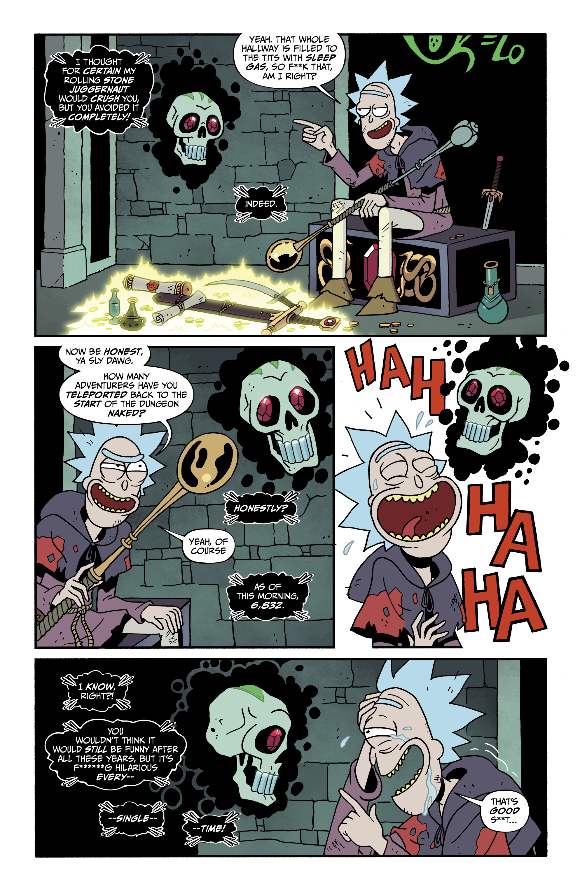 Read online Rick and Morty vs. Dungeons & Dragons II: Painscape comic -  Issue #2 - 17
