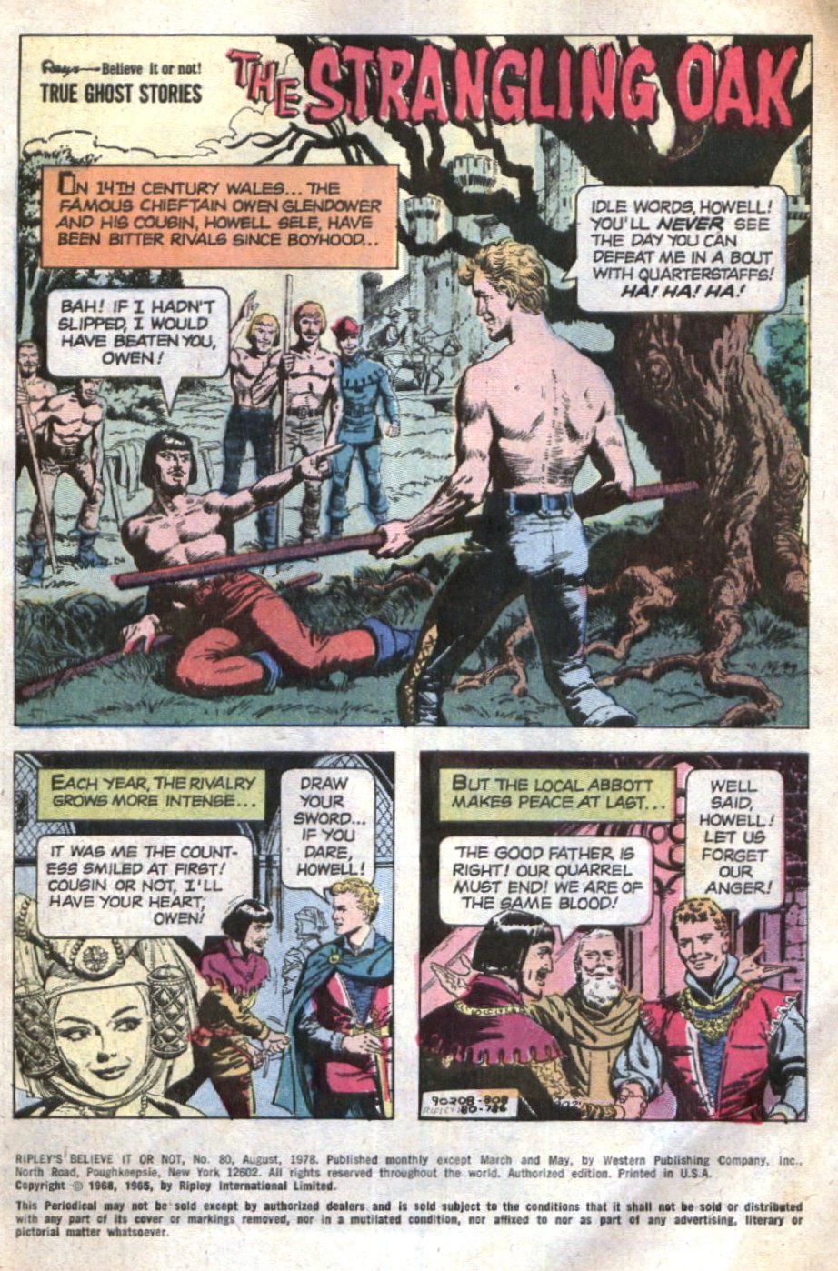 Read online Ripley's Believe it or Not! (1965) comic -  Issue #80 - 3