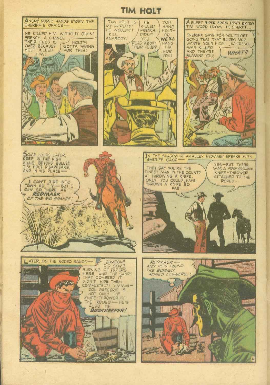 Read online Tim Holt comic -  Issue #33 - 30