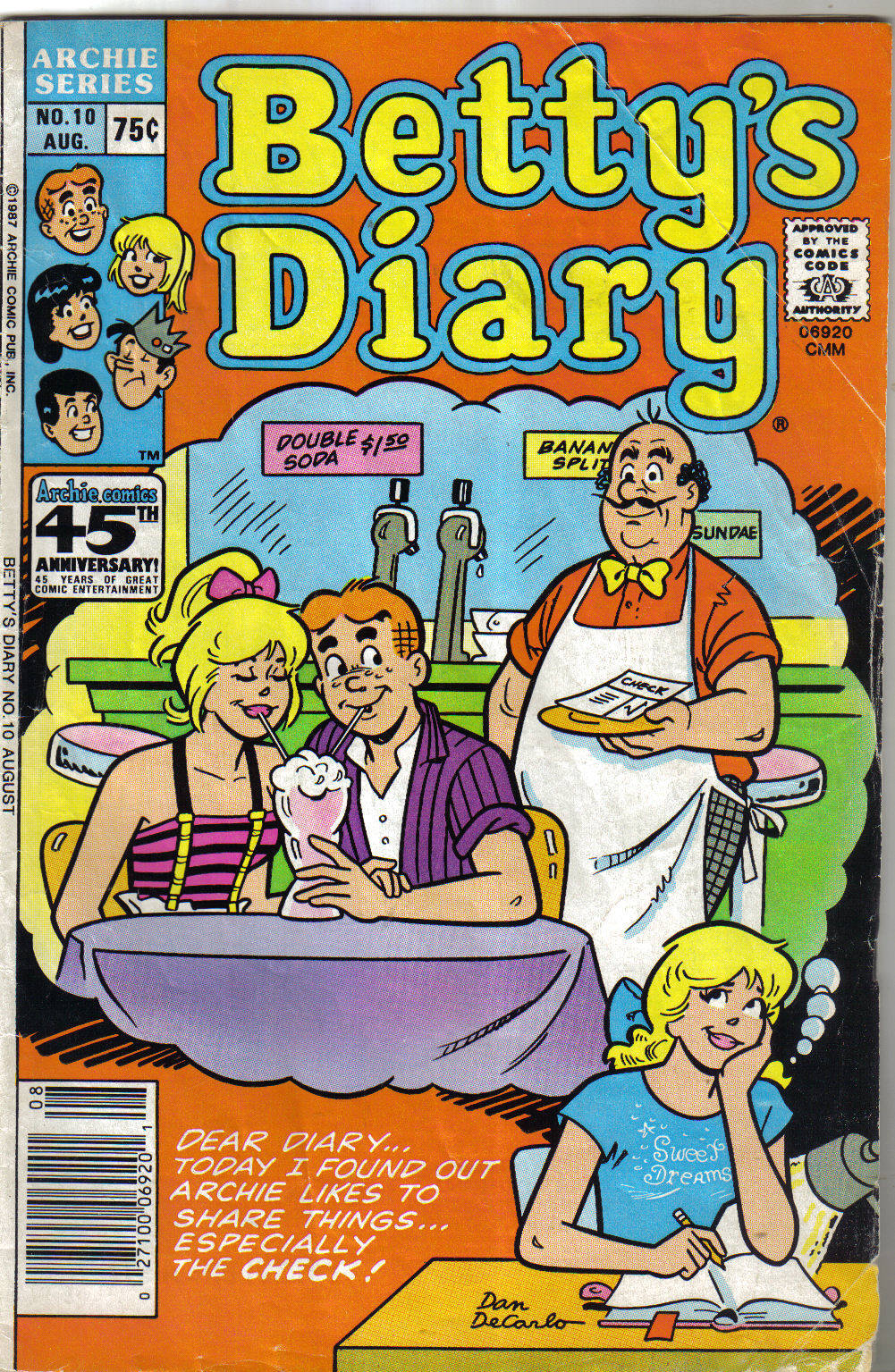 Read online Betty's Diary comic -  Issue #10 - 1