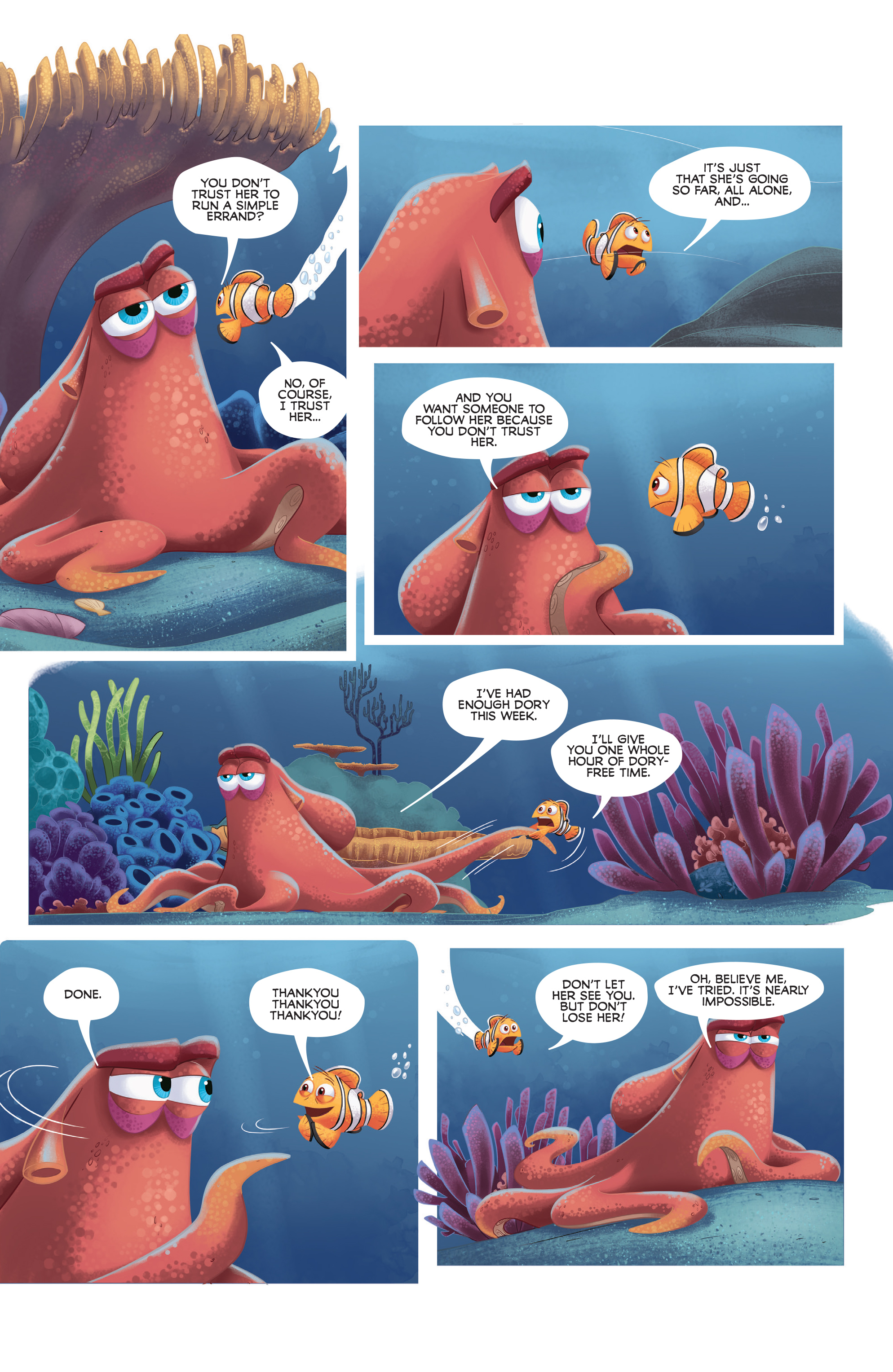 Read online Disney Pixar Finding Dory comic -  Issue #4 - 28