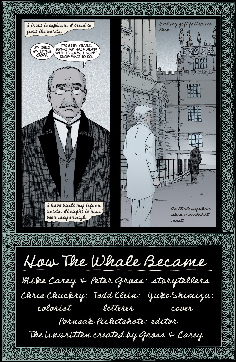 Read online The Unwritten comic -  Issue #5 - 4