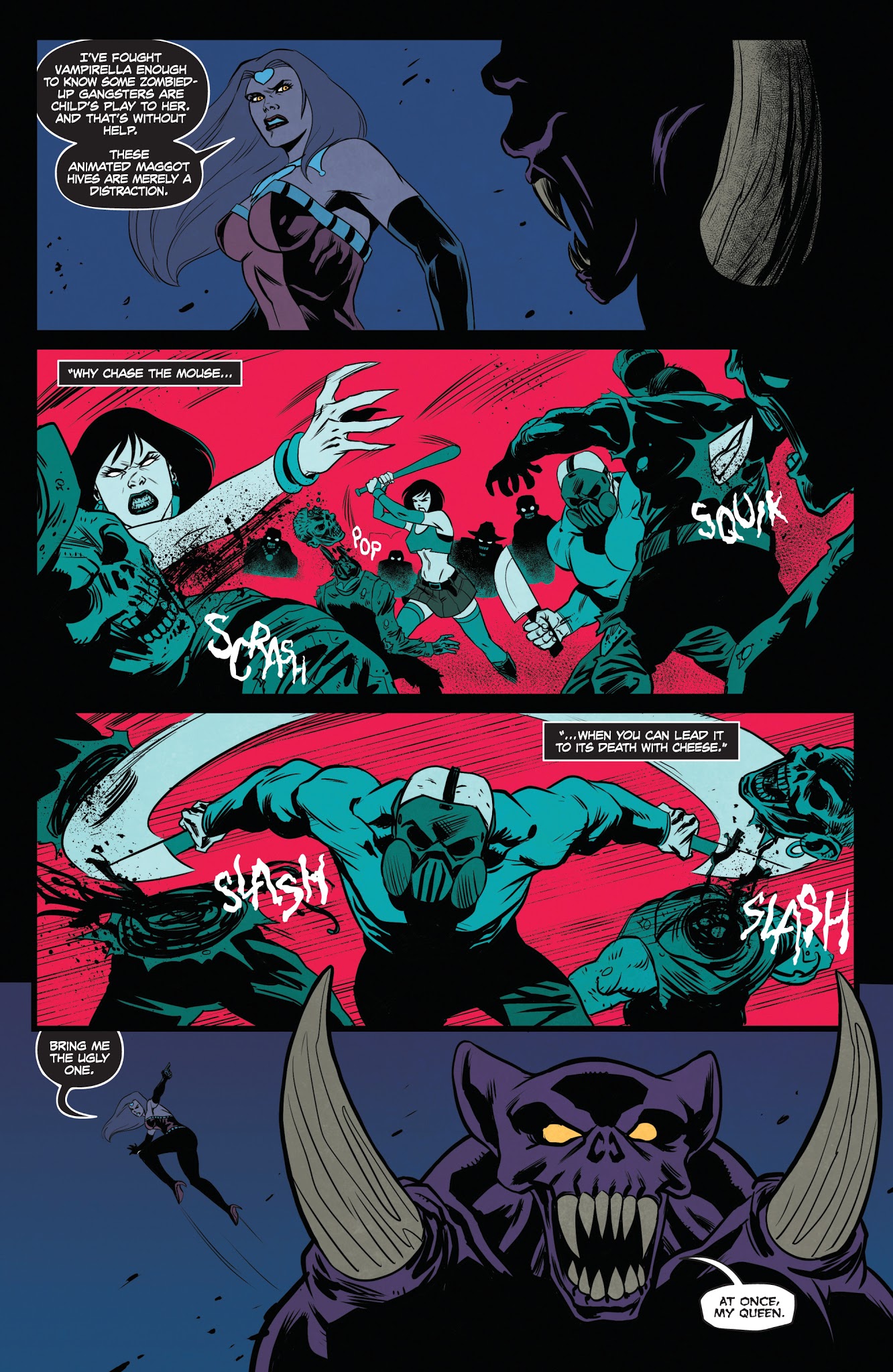 Read online Hack/Slash vs. Vampirella comic -  Issue #4 - 17