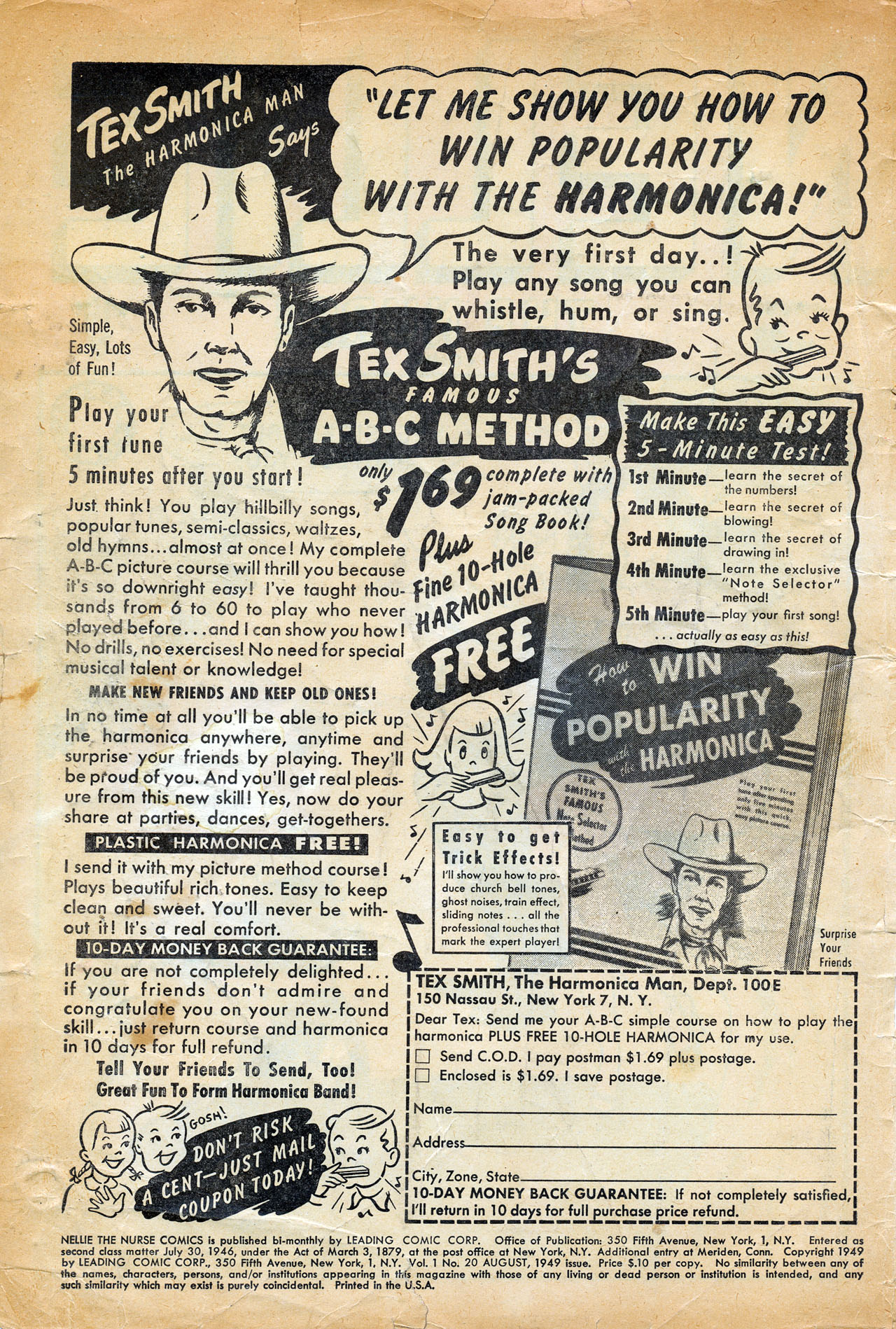 Read online Nellie The Nurse (1945) comic -  Issue #20 - 2
