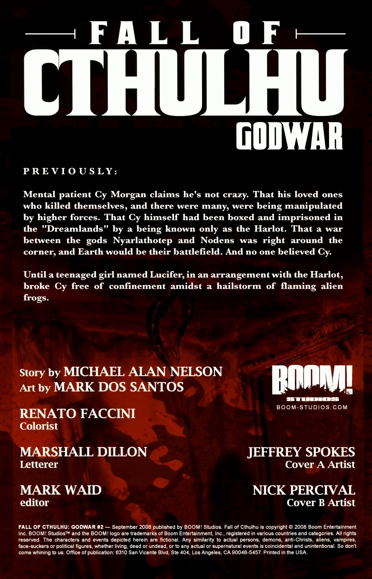 Read online Fall of Cthulhu: Godwar comic -  Issue #2 - 3