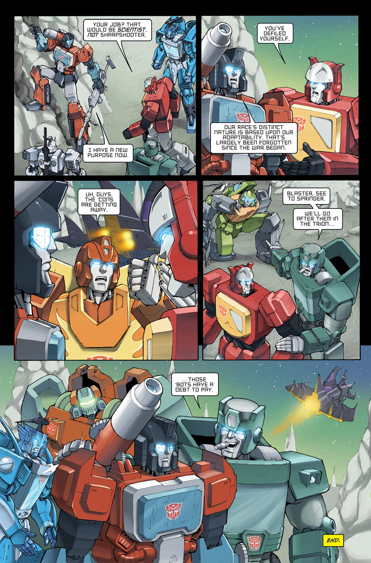 Read online The Transformers: All Hail Megatron comic -  Issue #15 - 24