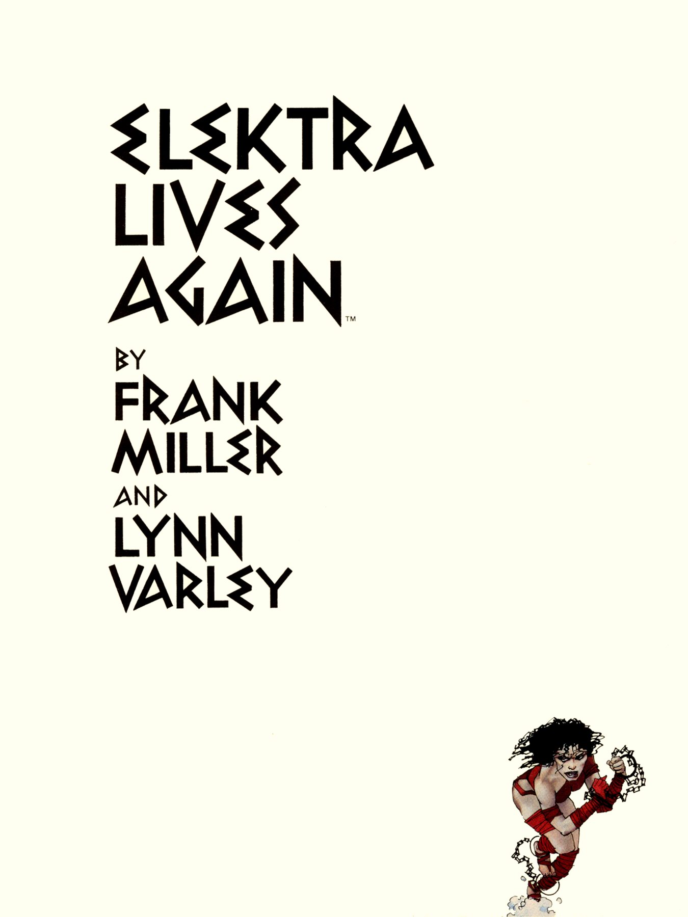 Read online Elektra Lives Again comic -  Issue # Full - 6