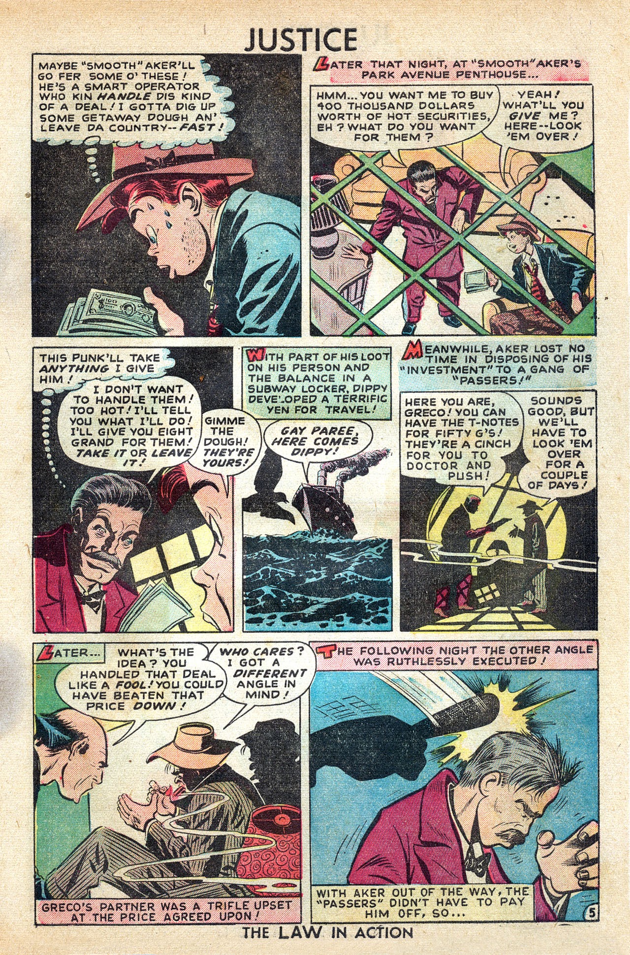 Read online Justice Comics (1948) comic -  Issue #7 - 7