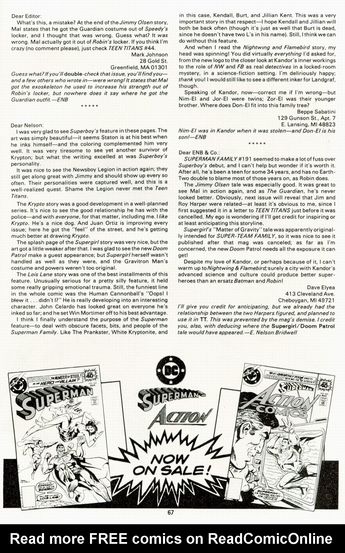 Read online The Superman Family comic -  Issue #194 - 67