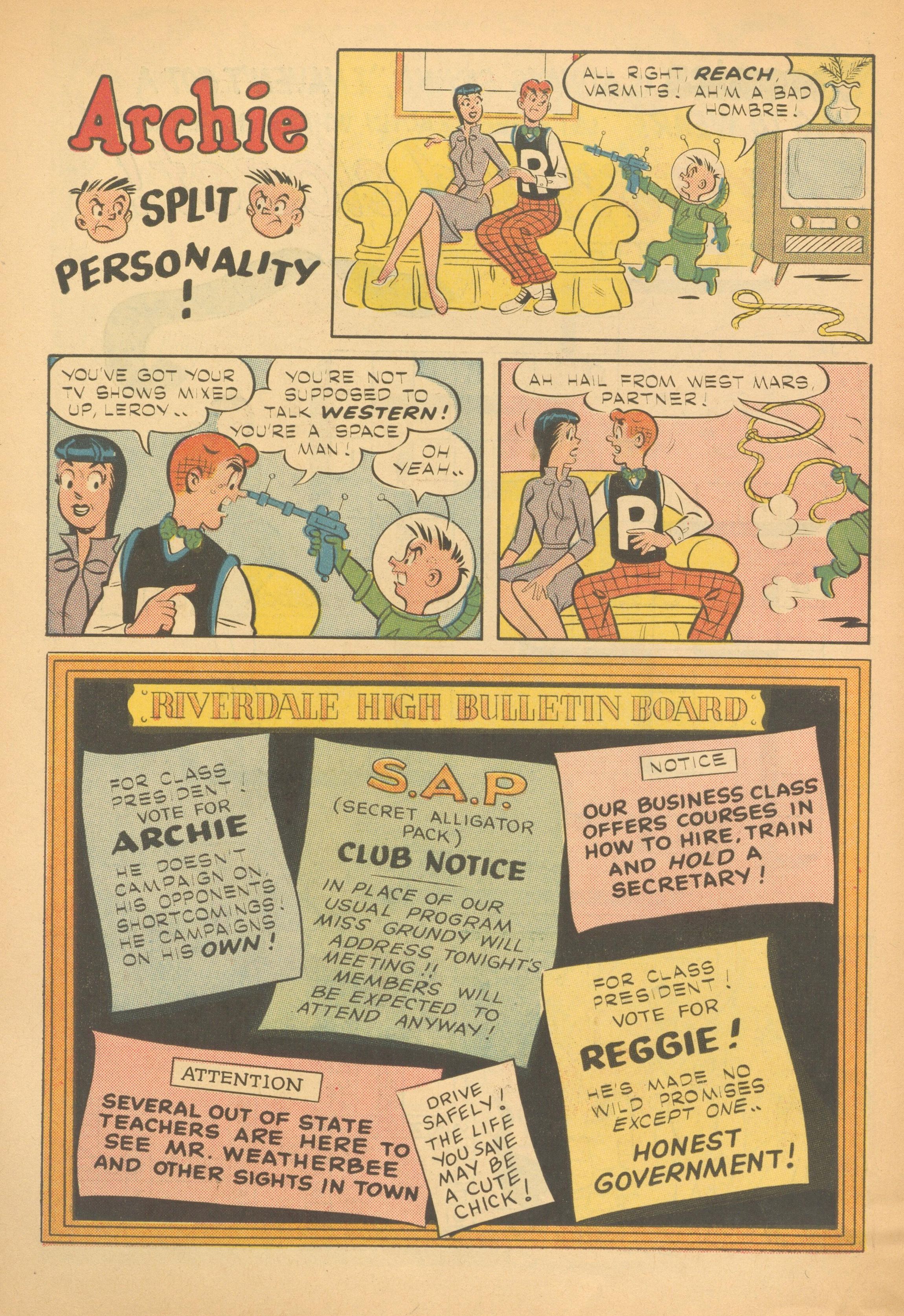 Read online Archie's Joke Book Magazine comic -  Issue #55 - 30