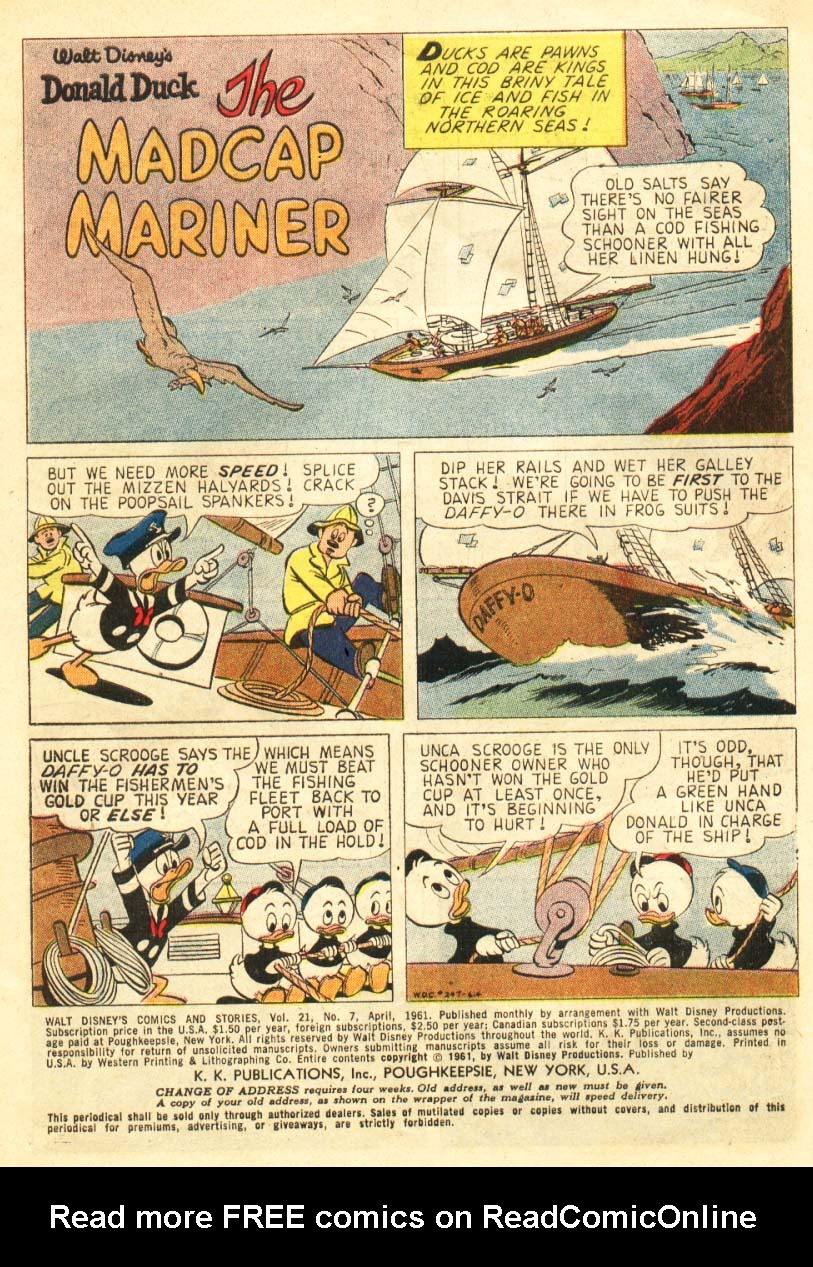 Walt Disney's Comics and Stories issue 247 - Page 3