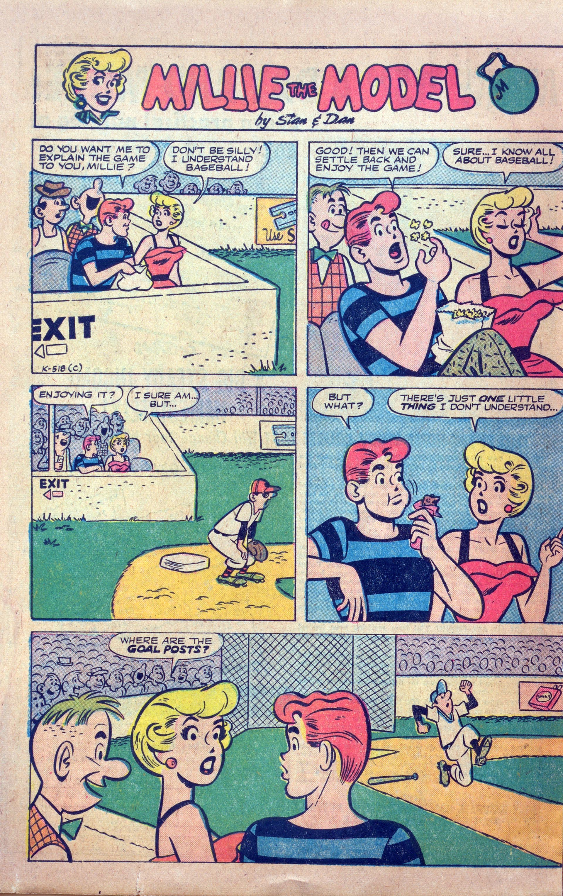 Read online Millie the Model comic -  Issue #71 - 22