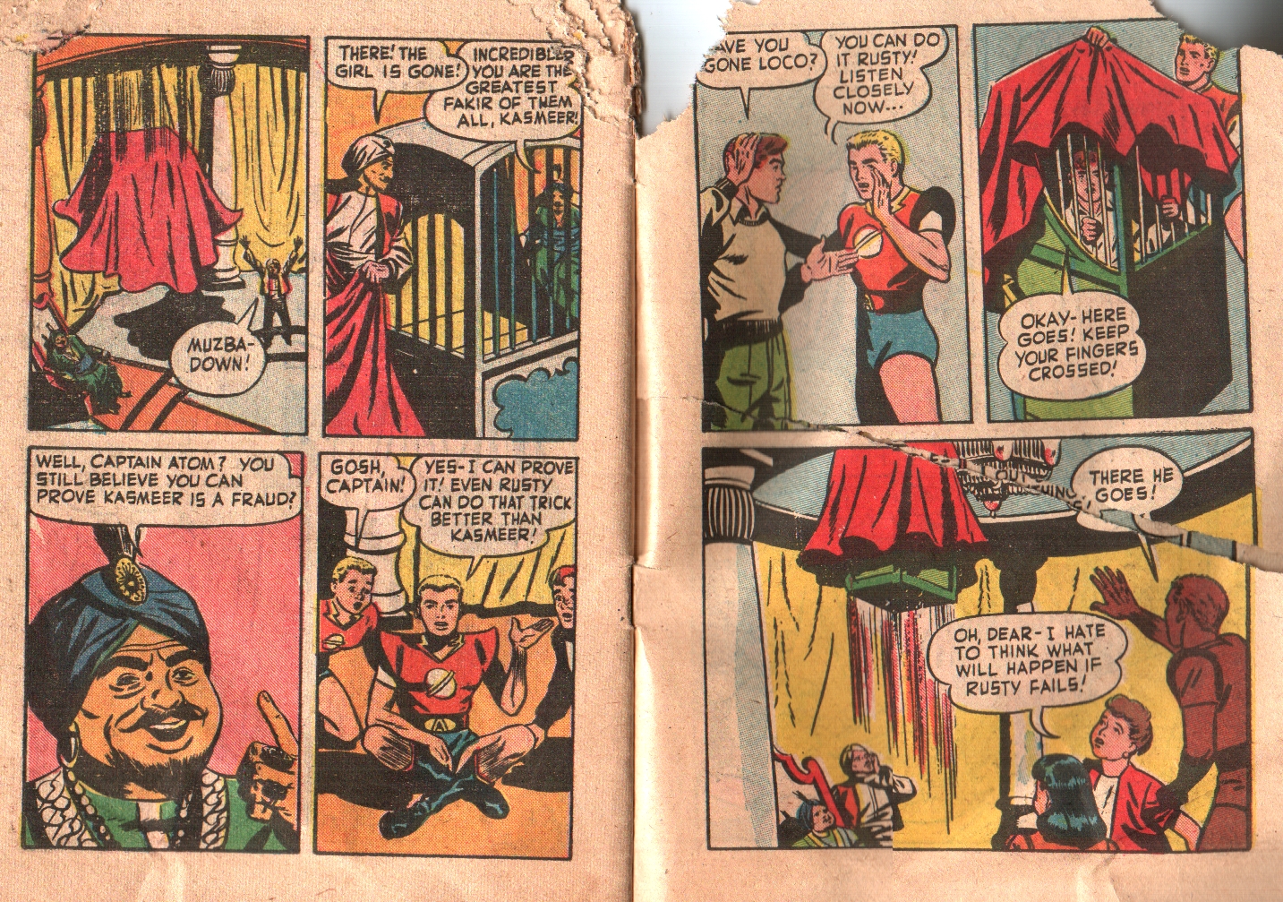 Read online Captain Atom (1950) comic -  Issue #5 - 24