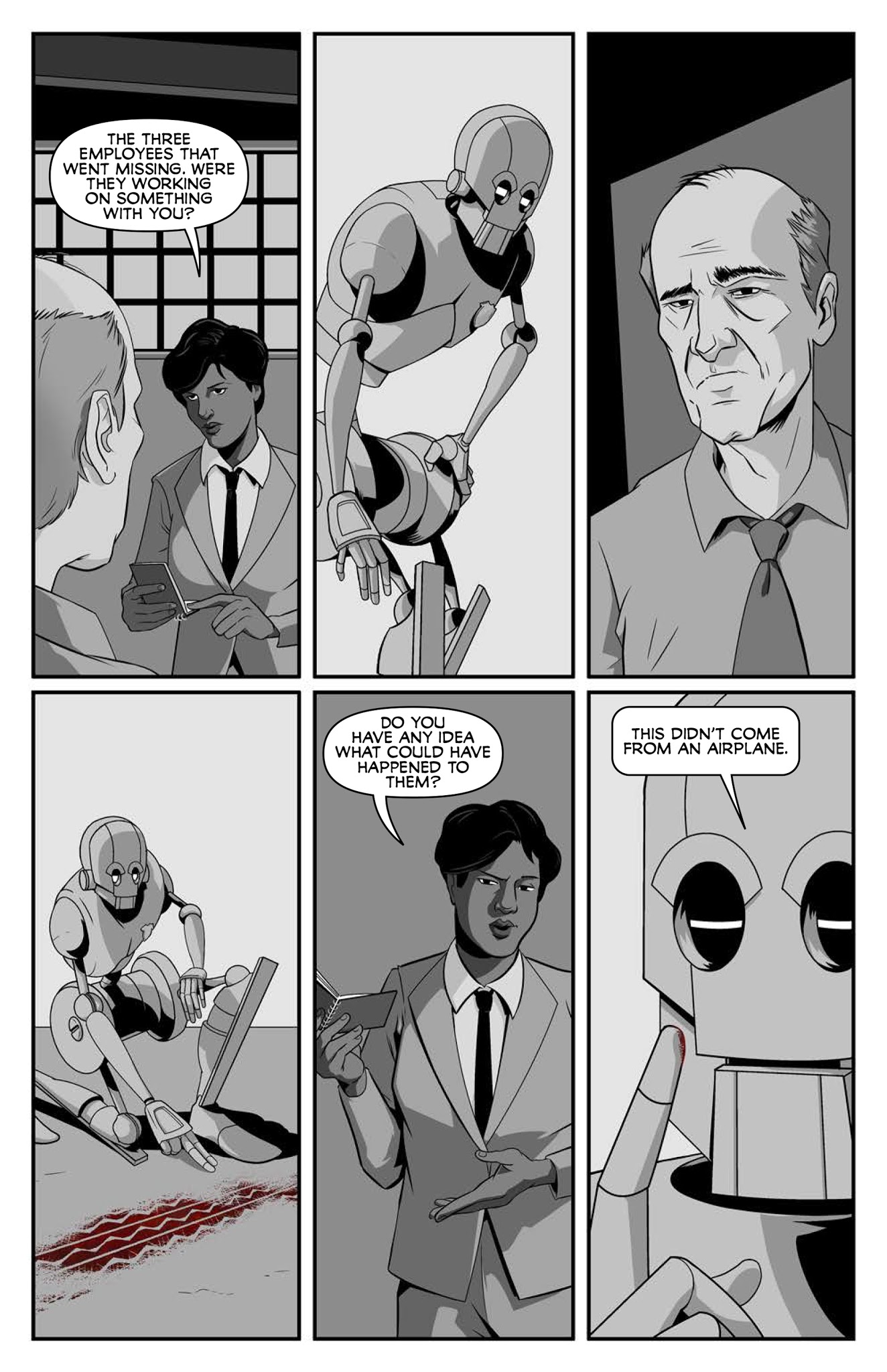 Read online Copernicus Jones: Robot Detective comic -  Issue #8 - 16