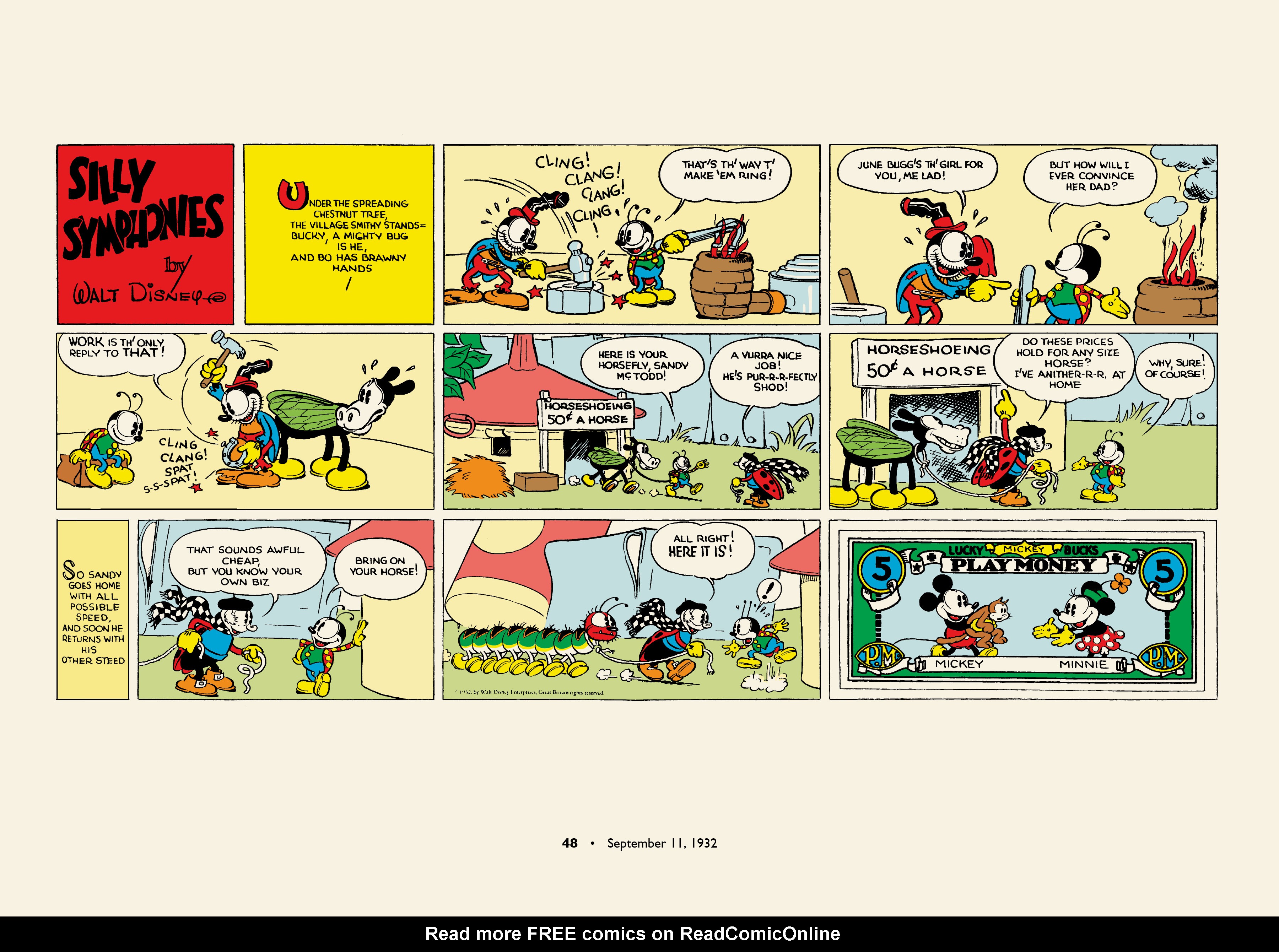 Read online Walt Disney's Silly Symphonies 1932-1935: Starring Bucky Bug and Donald Duck comic -  Issue # TPB (Part 1) - 48