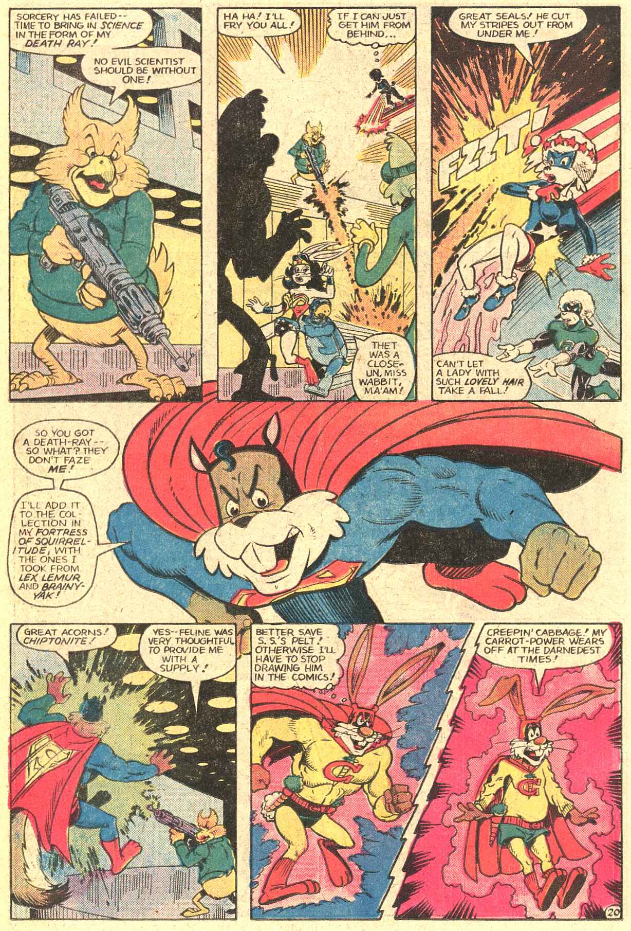 Read online Captain Carrot and His Amazing Zoo Crew! comic -  Issue #15 - 22