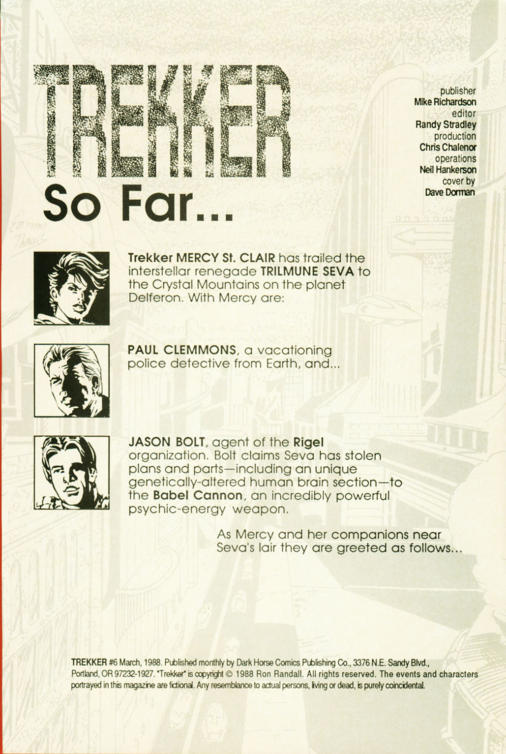 Read online Trekker comic -  Issue #6 - 2