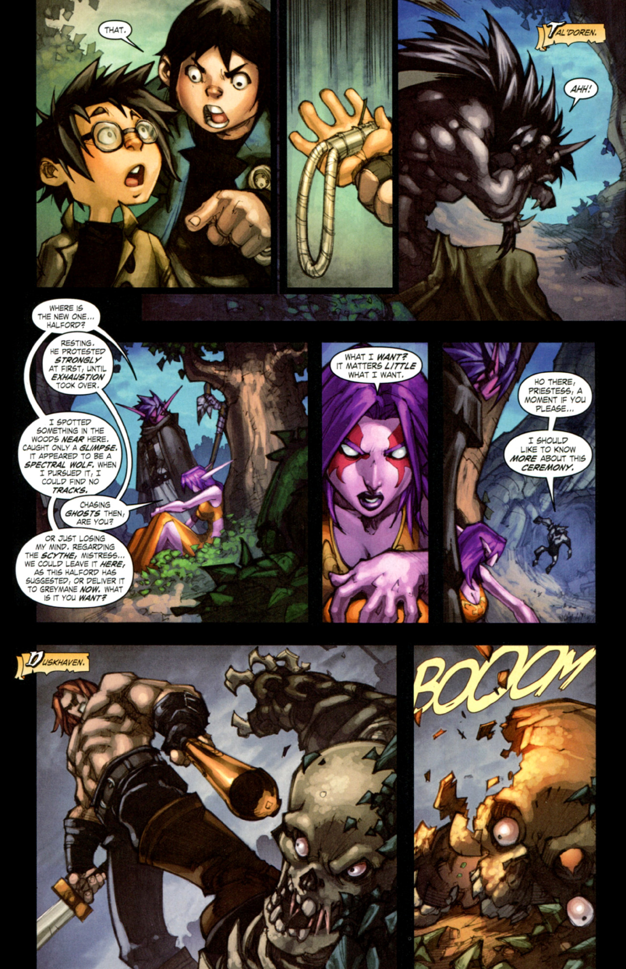 Read online World of Warcraft: Curse of the Worgen comic -  Issue #5 - 11