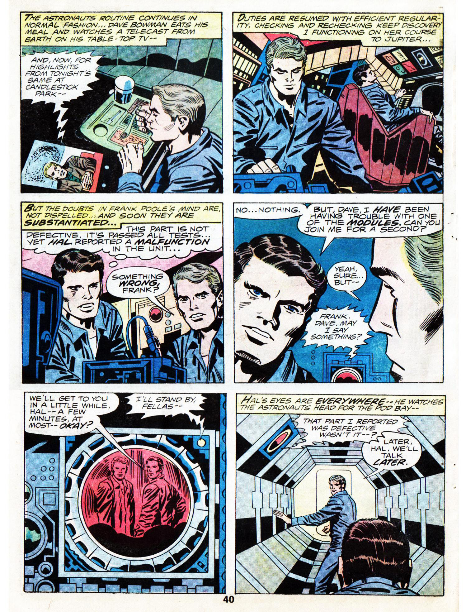 Read online 2001: A Space Odyssey [Marvel Treasury Special] comic -  Issue #2001: A Space Odyssey [Marvel Treasury Special] Full - 38