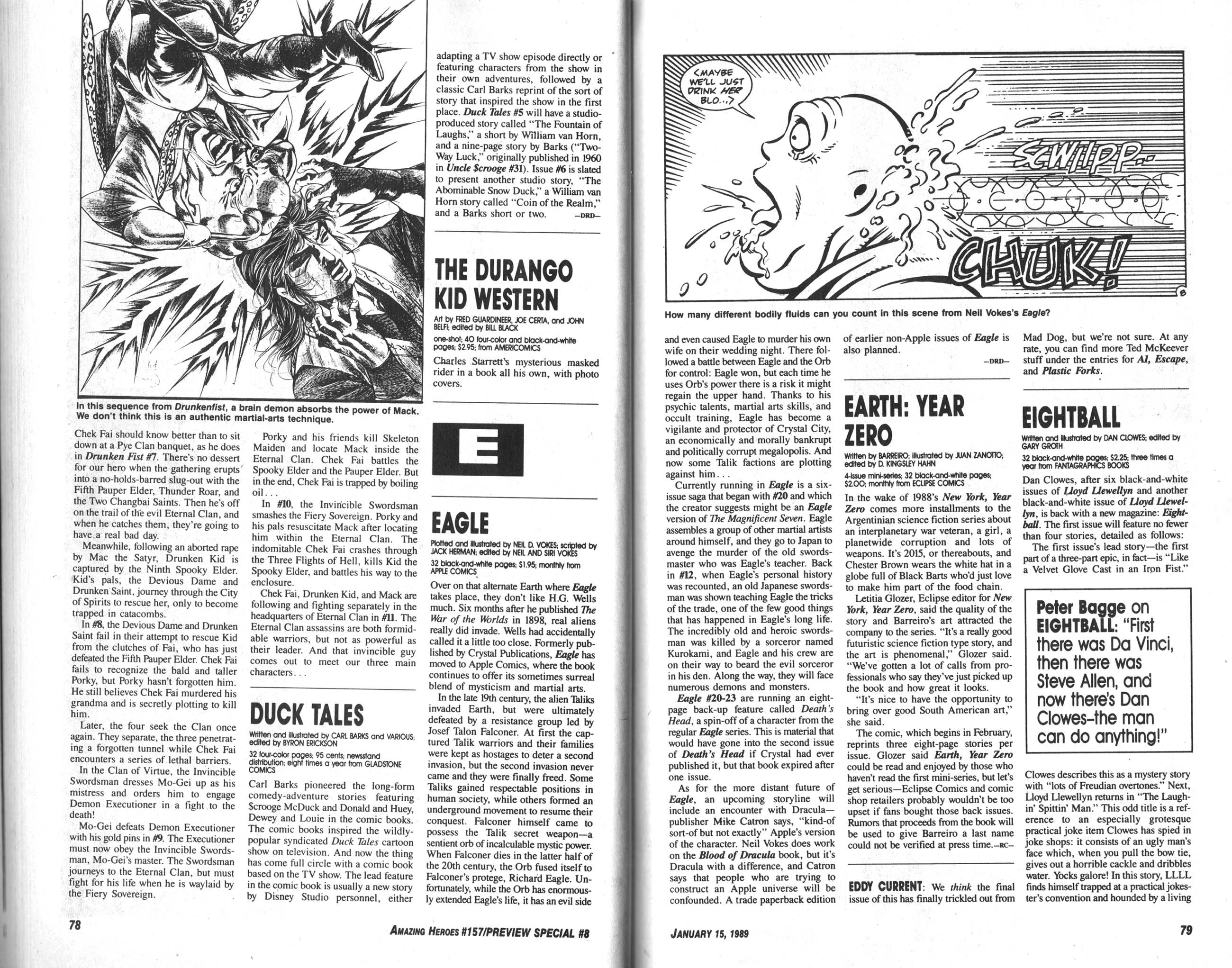 Read online Amazing Heroes comic -  Issue #157 - 40