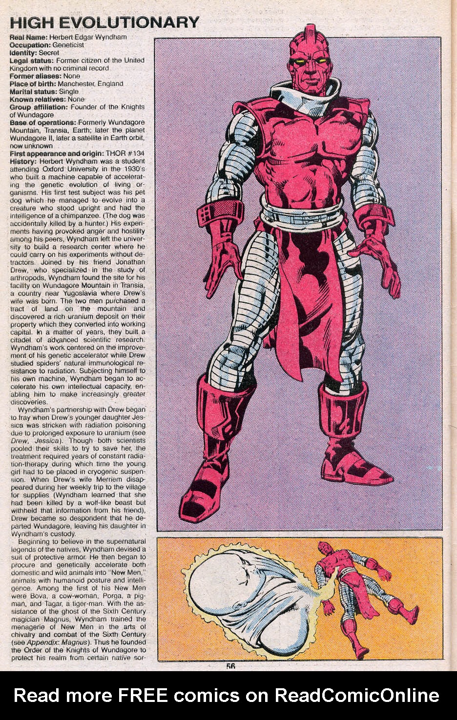 Read online The Official Handbook of the Marvel Universe Deluxe Edition comic -  Issue #5 - 58