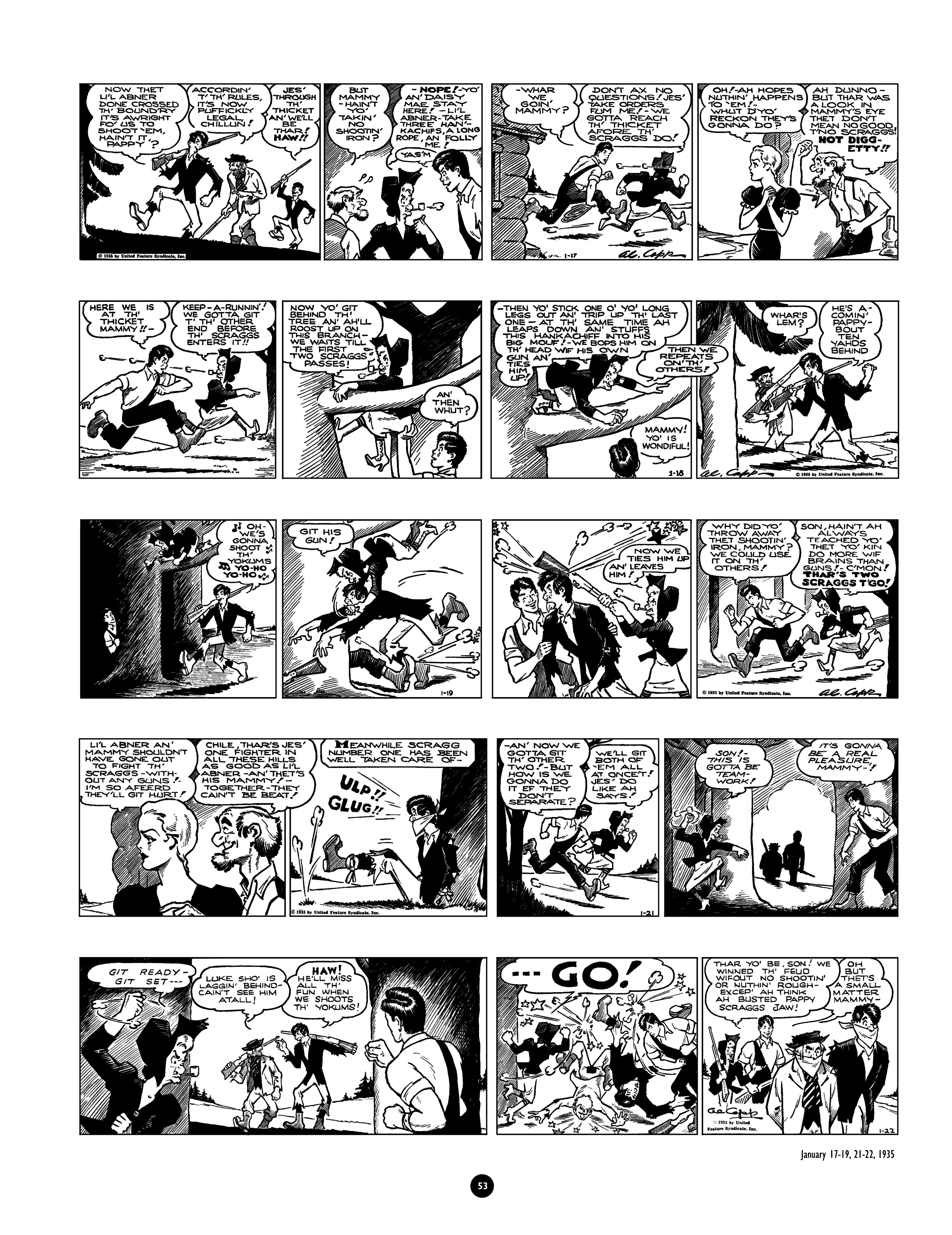 Read online Al Capp's Li'l Abner Complete Daily & Color Sunday Comics comic -  Issue # TPB 1 (Part 1) - 54