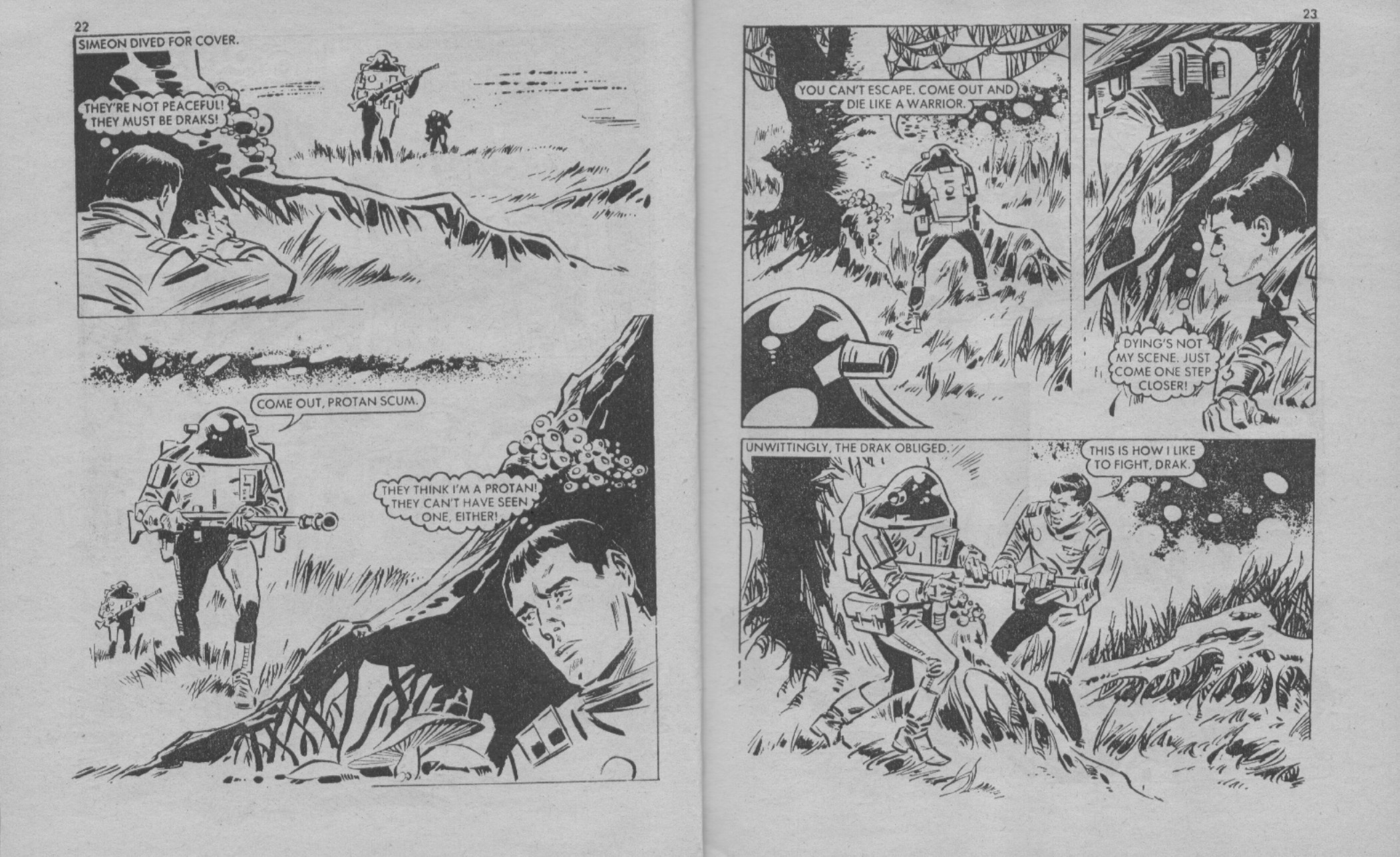 Read online Starblazer comic -  Issue #11 - 12