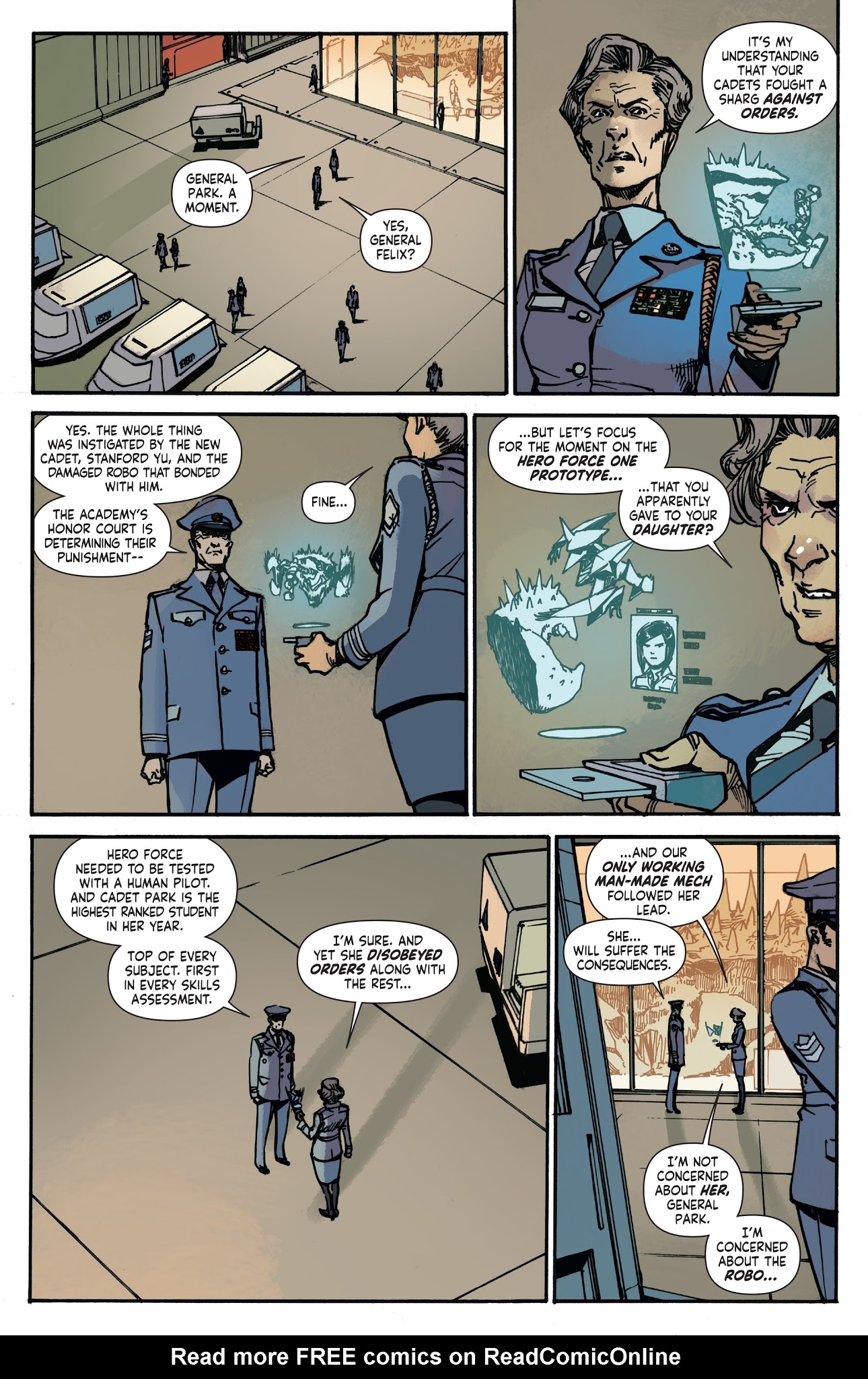 Read online Mech Cadet Yu comic -  Issue #5 - 4