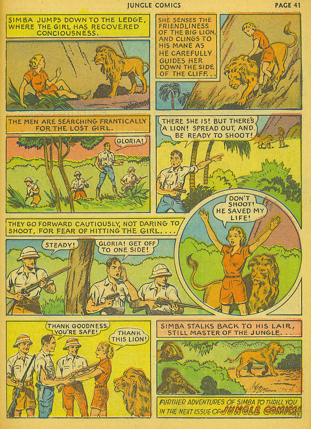 Read online Jungle Comics comic -  Issue #6 - 43