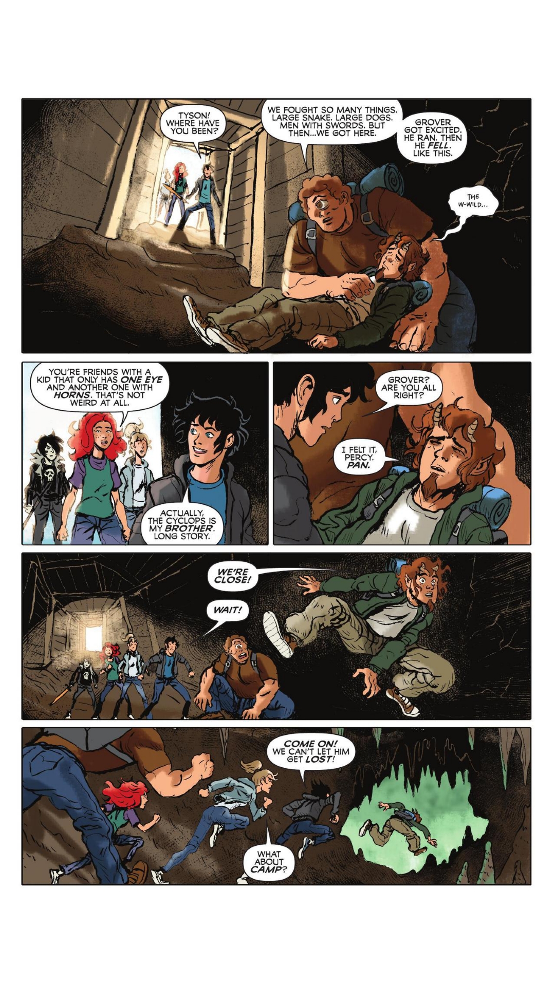 Read online Percy Jackson and the Olympians comic -  Issue # TPB 4 - 109