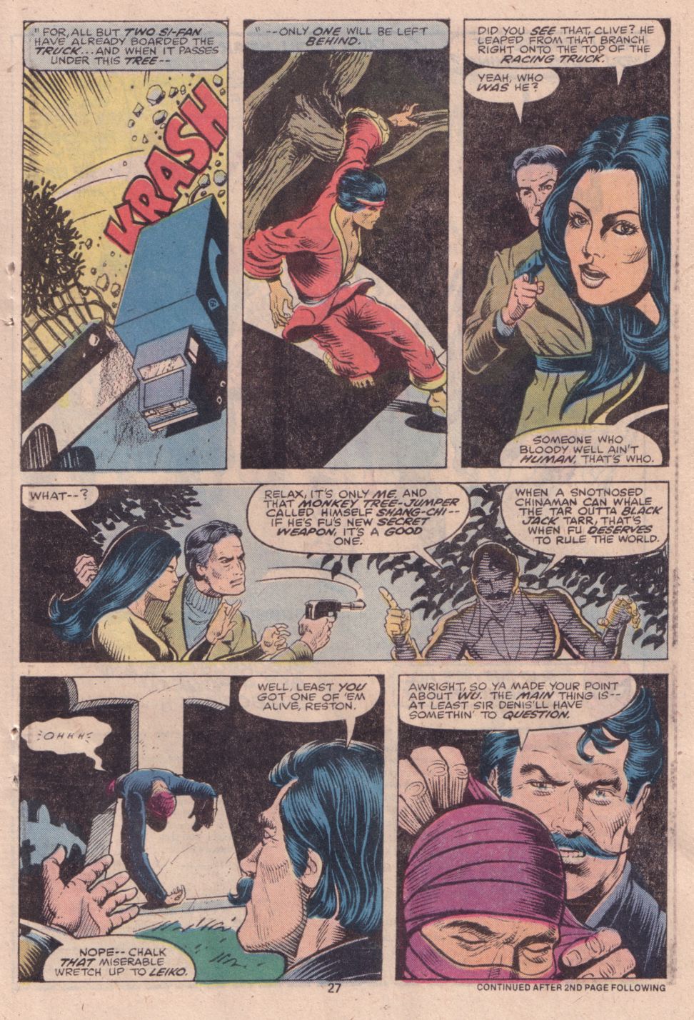 Read online What If? (1977) comic -  Issue #16 - Shang Chi Master of Kung Fu fought on The side of Fu Manchu - 22