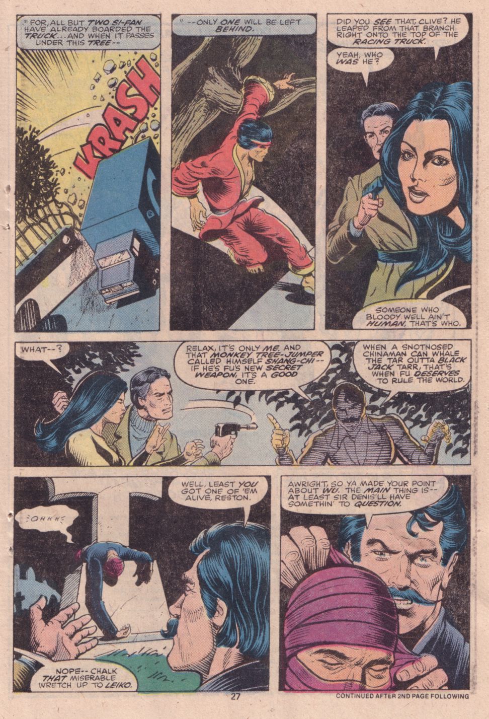 What If? (1977) issue 16 - Shang Chi Master of Kung Fu fought on The side of Fu Manchu - Page 22