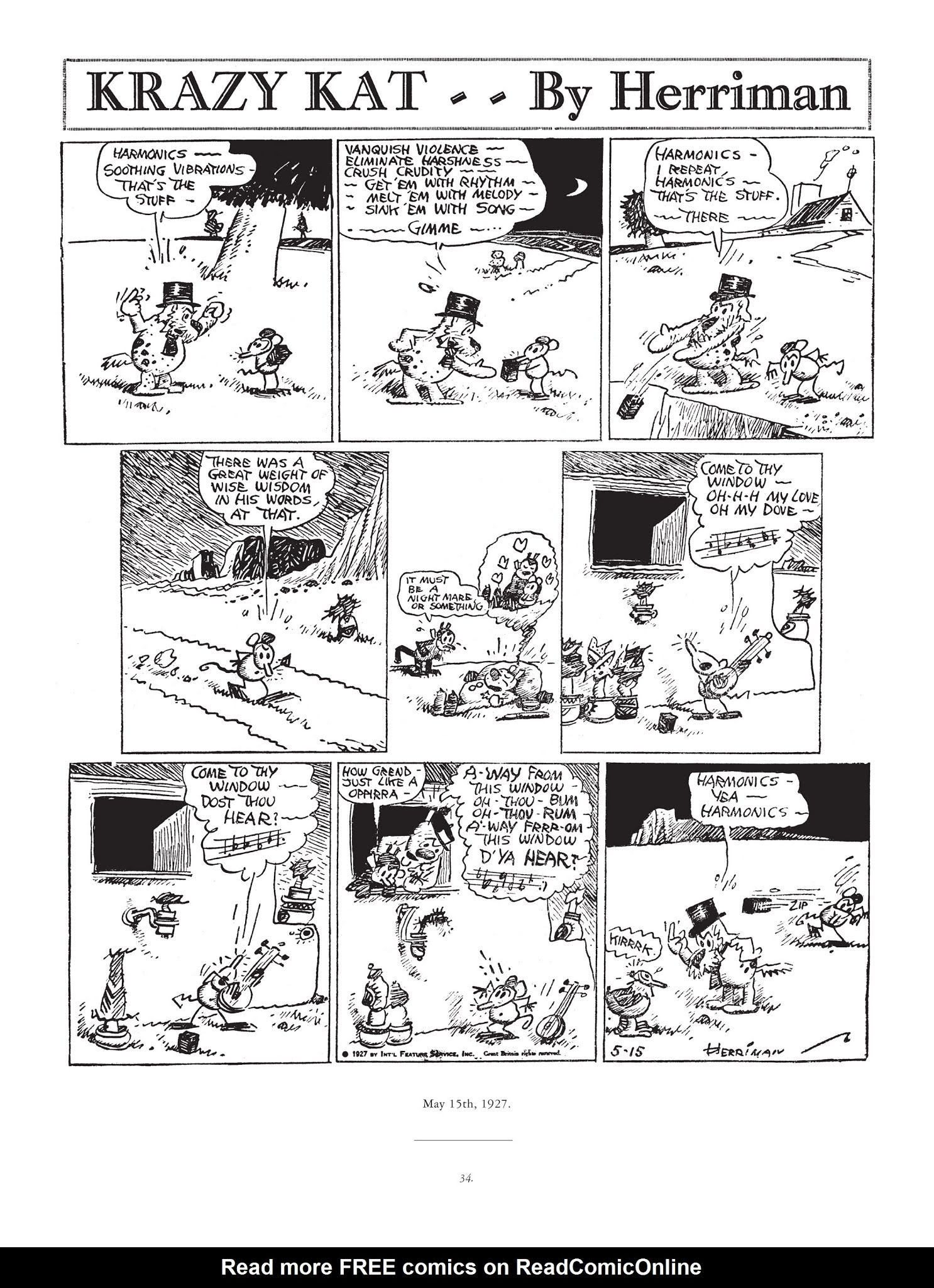 Read online Krazy & Ignatz comic -  Issue # TPB 5 - 34