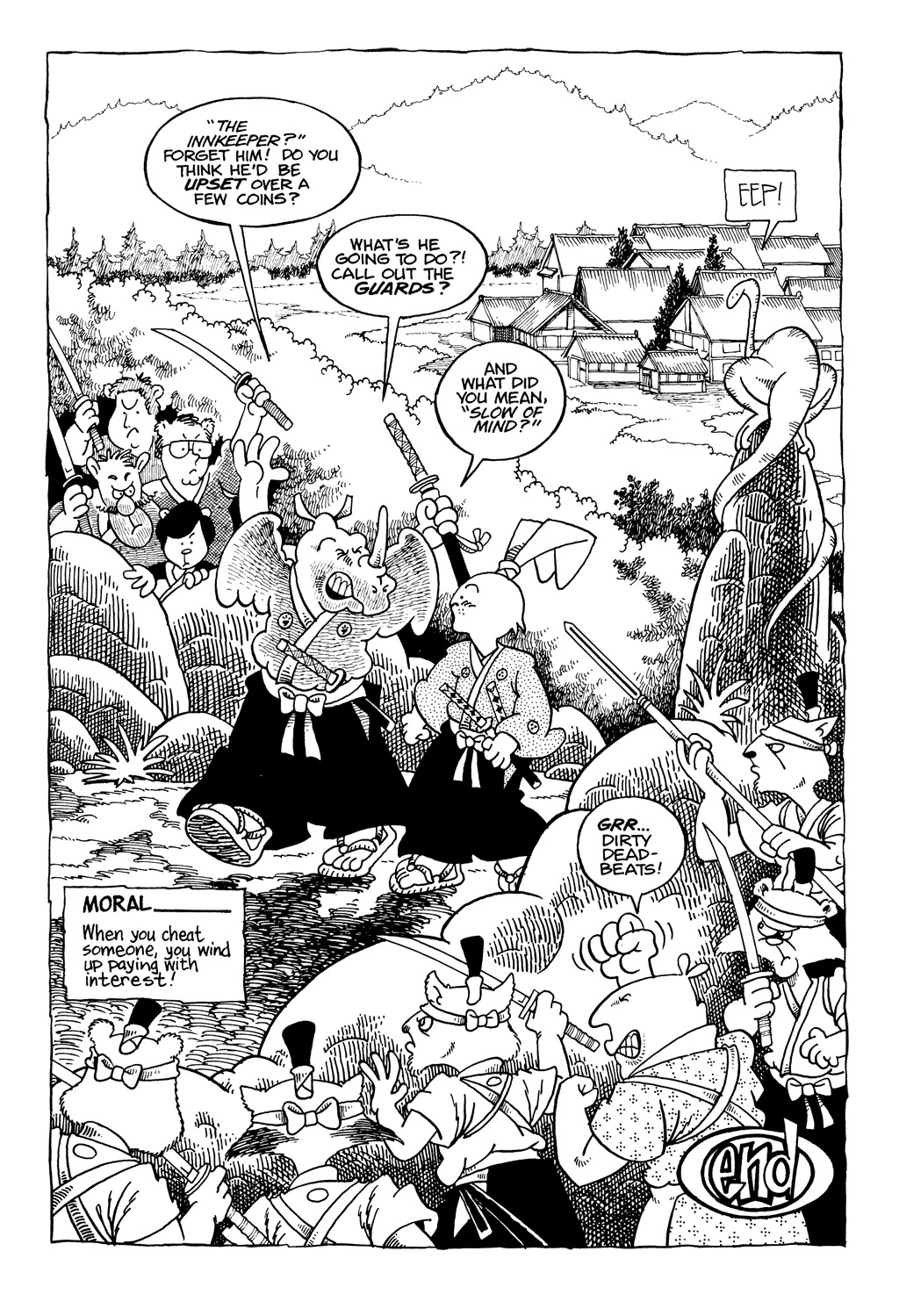 Read online Usagi Yojimbo (1987) comic -  Issue #11 - 21