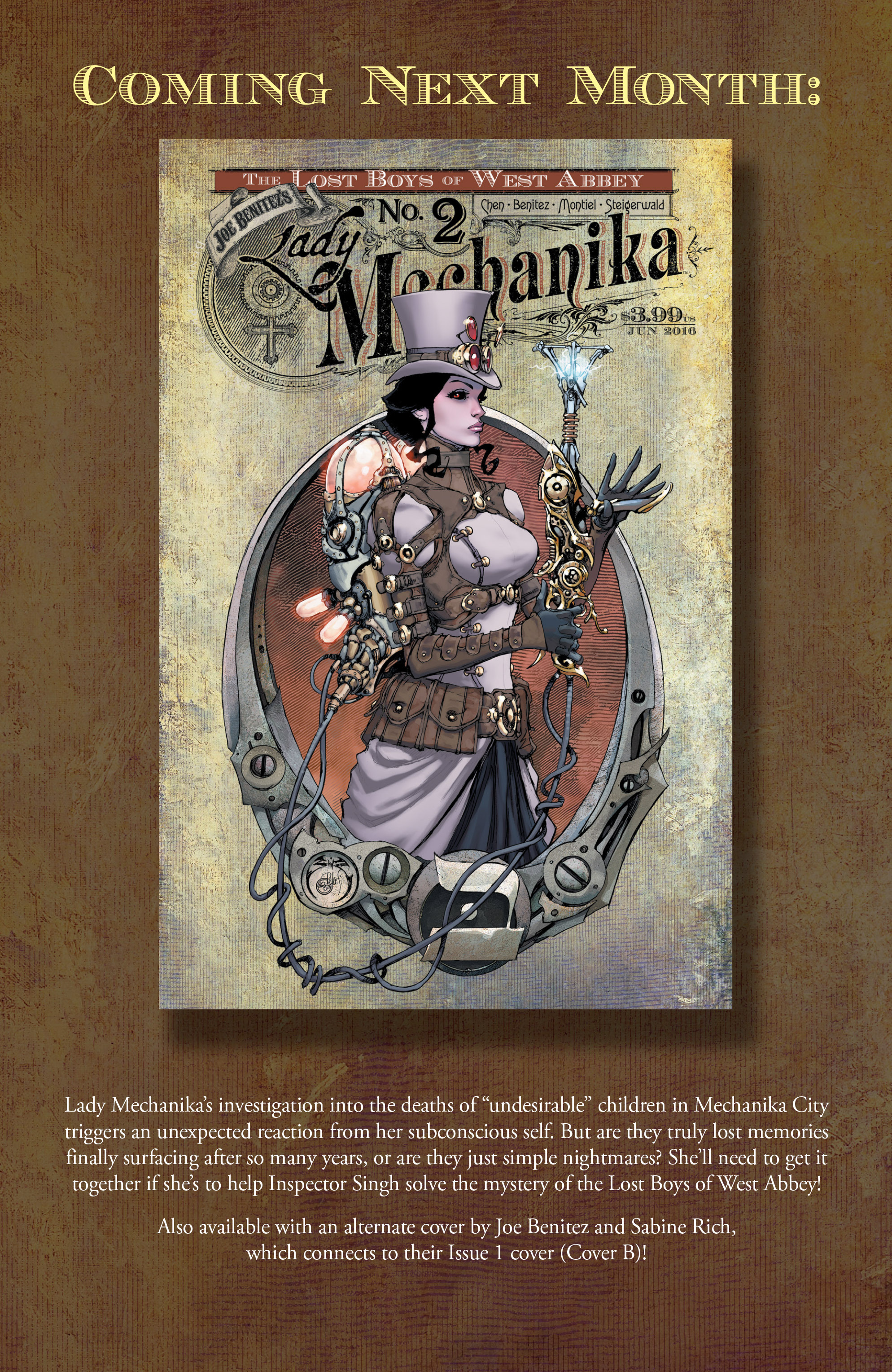 Read online Lady Mechanika: The Lost Boys of West Abbey comic -  Issue #1 - 25