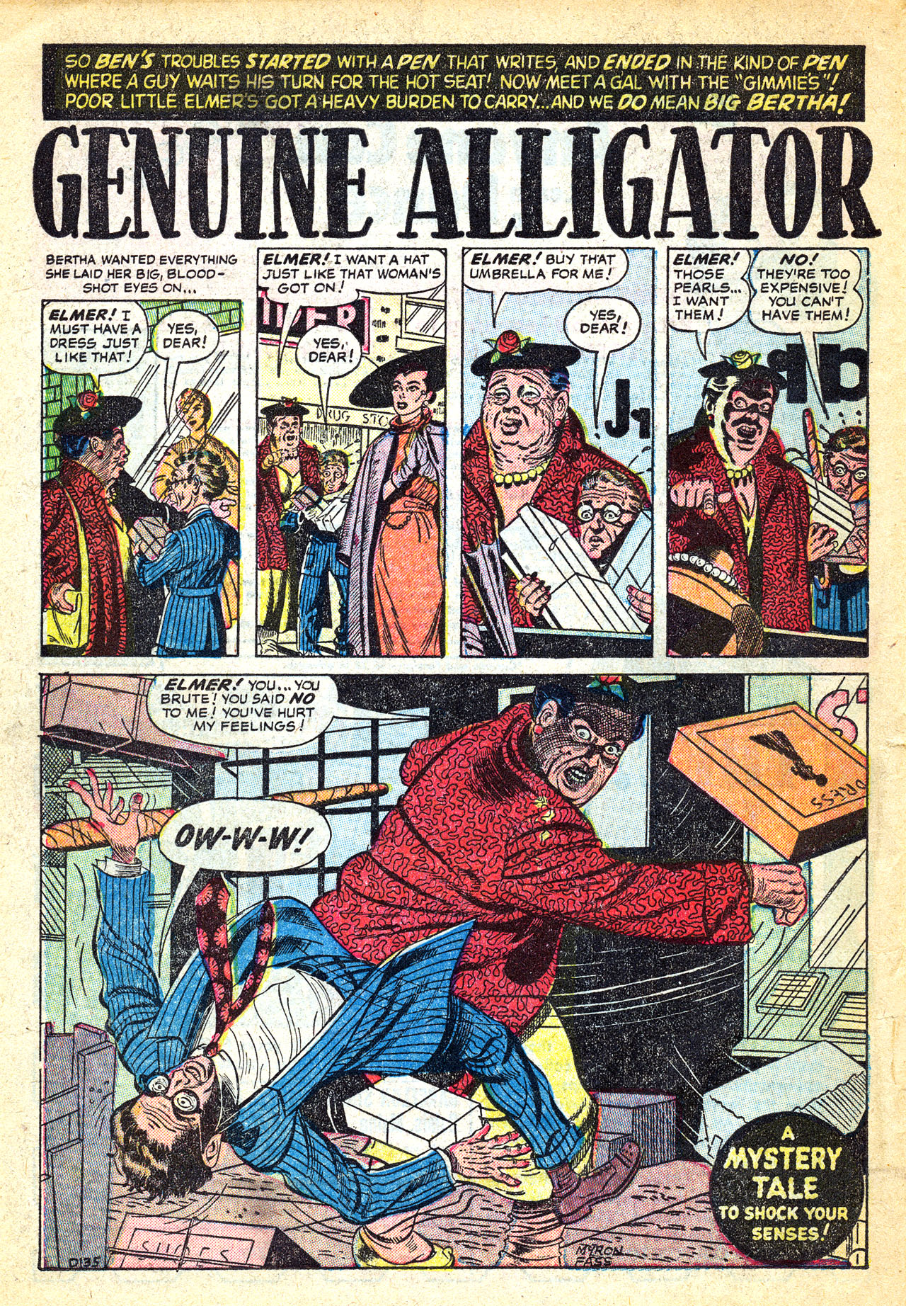 Read online Mystery Tales comic -  Issue #16 - 17