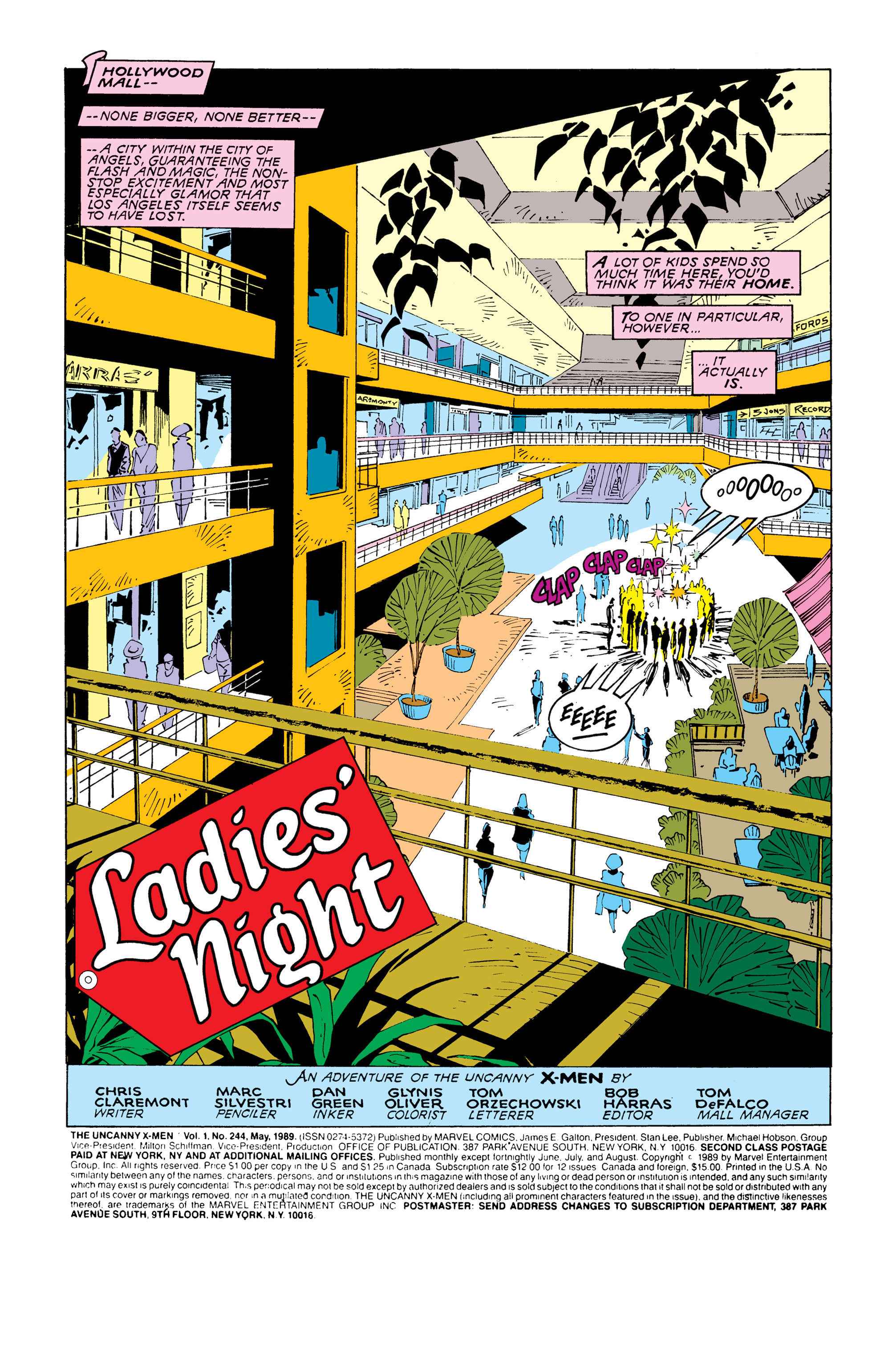 Read online Uncanny X-Men (1963) comic -  Issue #244 - 2