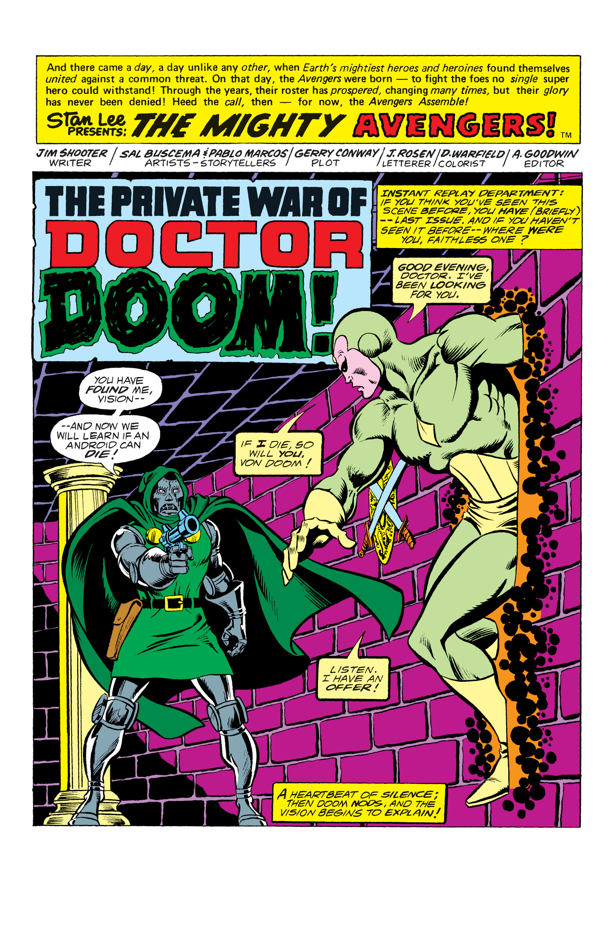 Read online The Avengers (1963) comic -  Issue #156 - 2