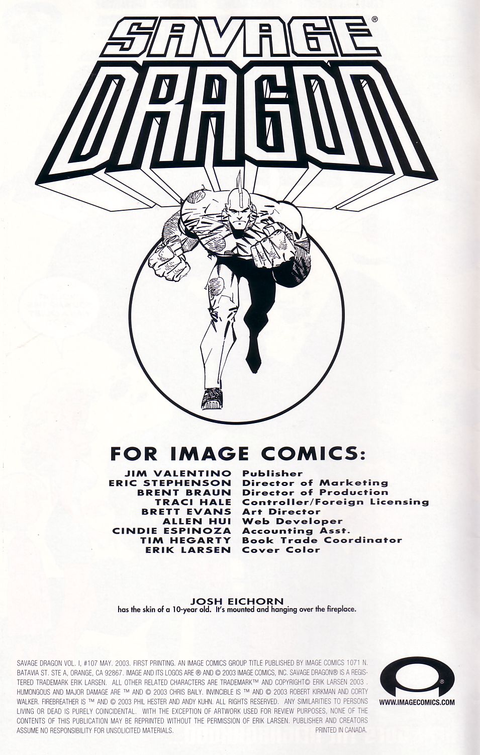 Read online The Savage Dragon (1993) comic -  Issue #107 - 3