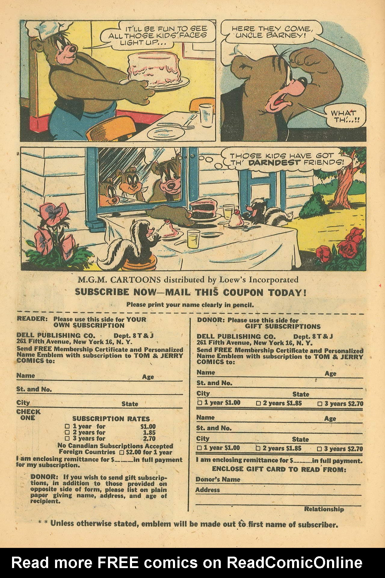 Read online Tom & Jerry Comics comic -  Issue #73 - 50