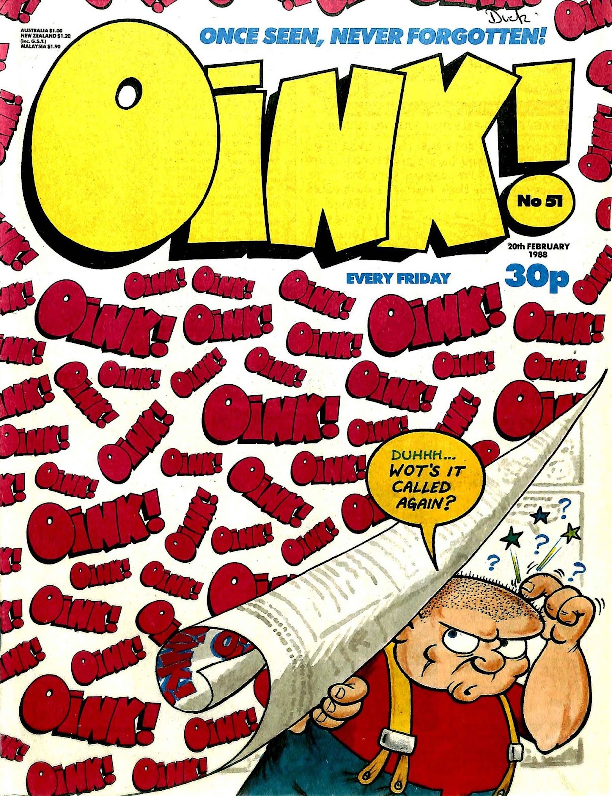 Oink! issue 51 - Page 1