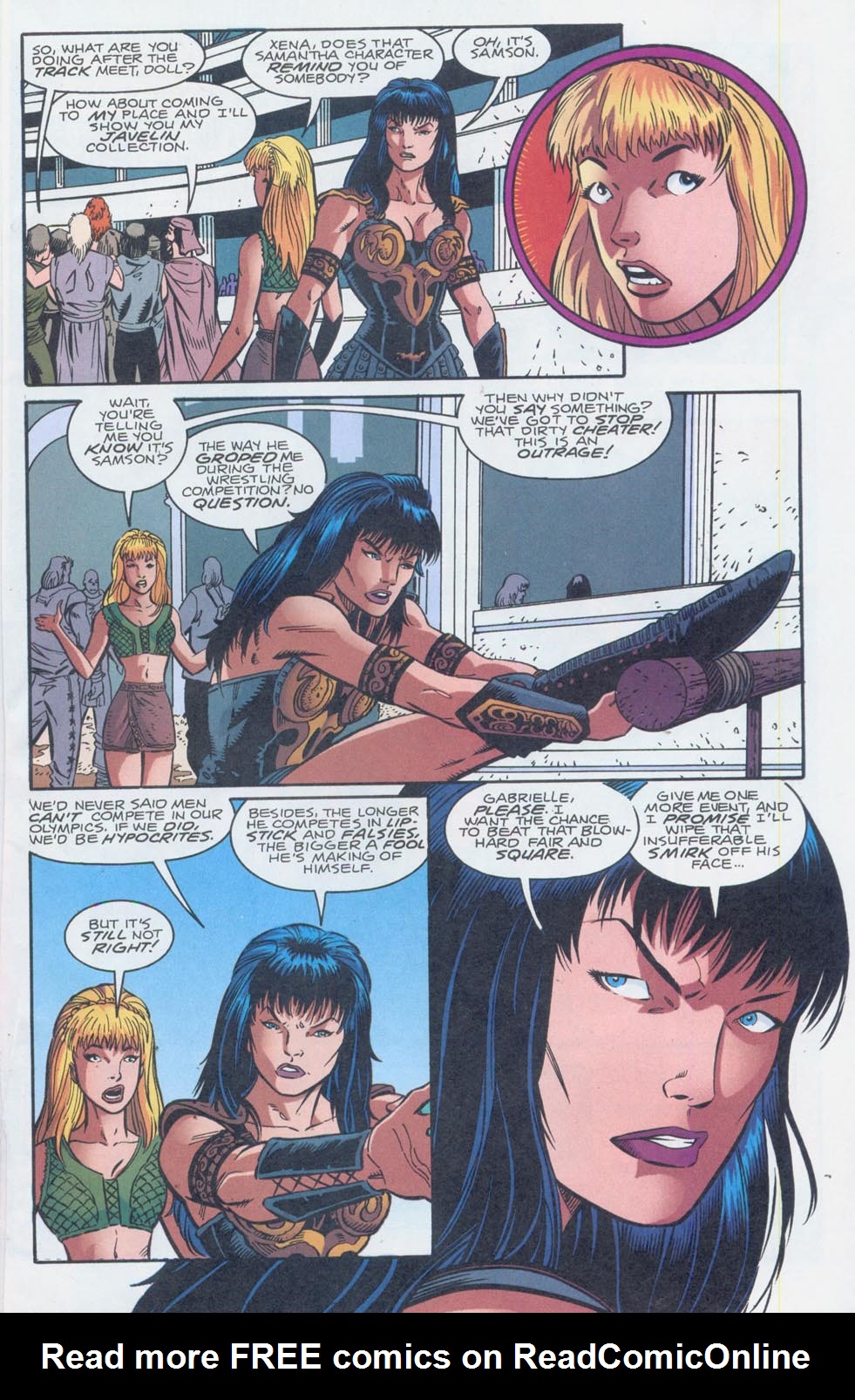 Read online Xena: Warrior Princess: And The Original Olympics comic -  Issue #3 - 5