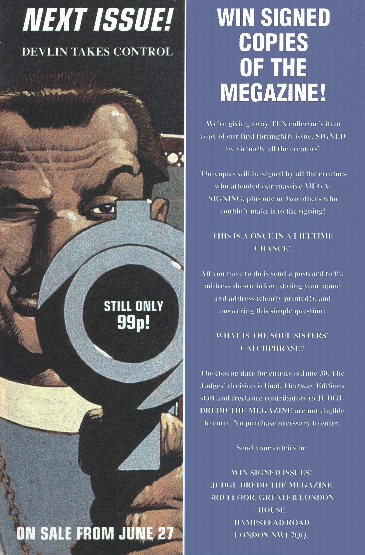 Read online Judge Dredd: The Megazine (vol. 2) comic -  Issue #4 - 23