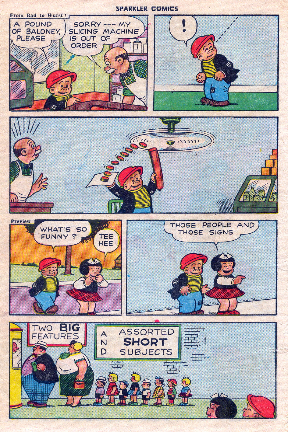 Read online Sparkler Comics comic -  Issue #111 - 6