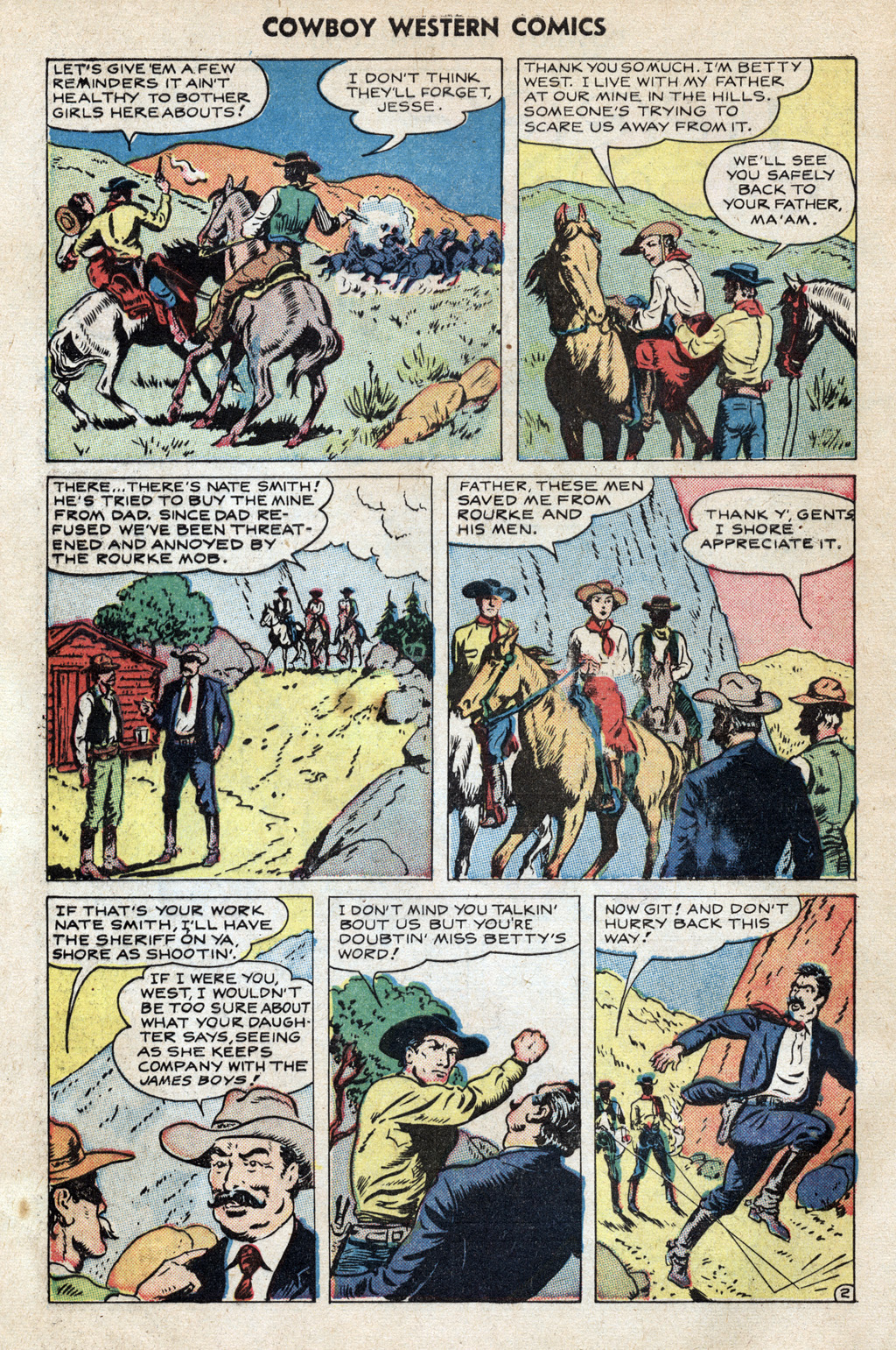 Read online Cowboy Western Comics (1948) comic -  Issue #25 - 4