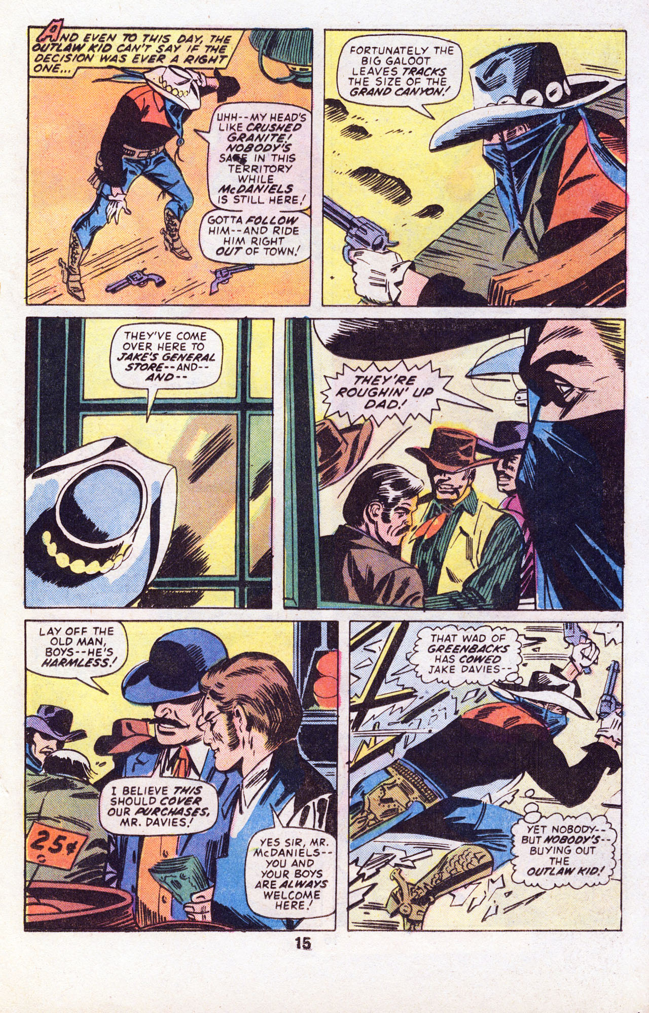 Read online The Outlaw Kid (1970) comic -  Issue #27 - 17