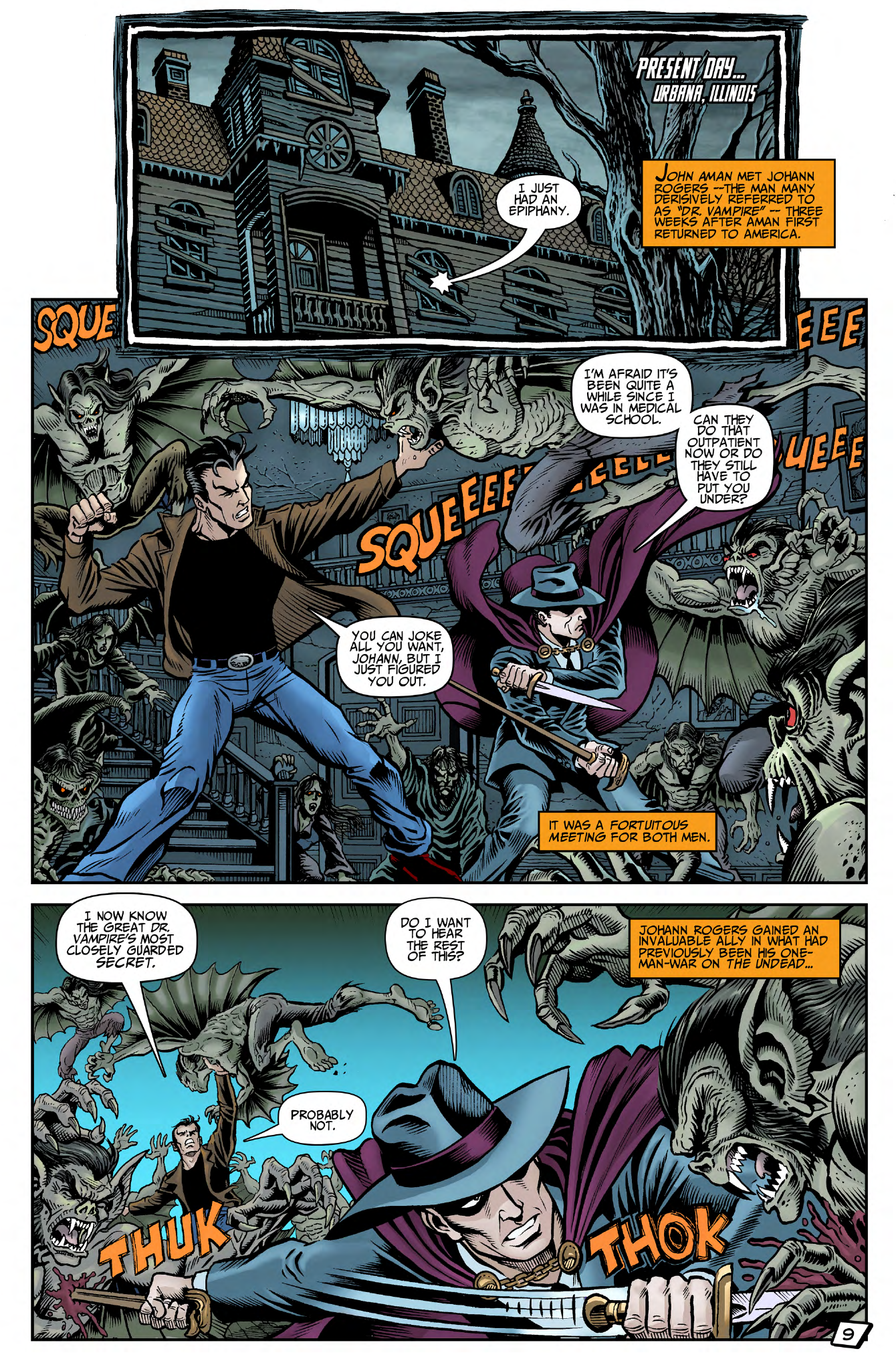 Read online John Aman Amazing Man comic -  Issue #1 - 11