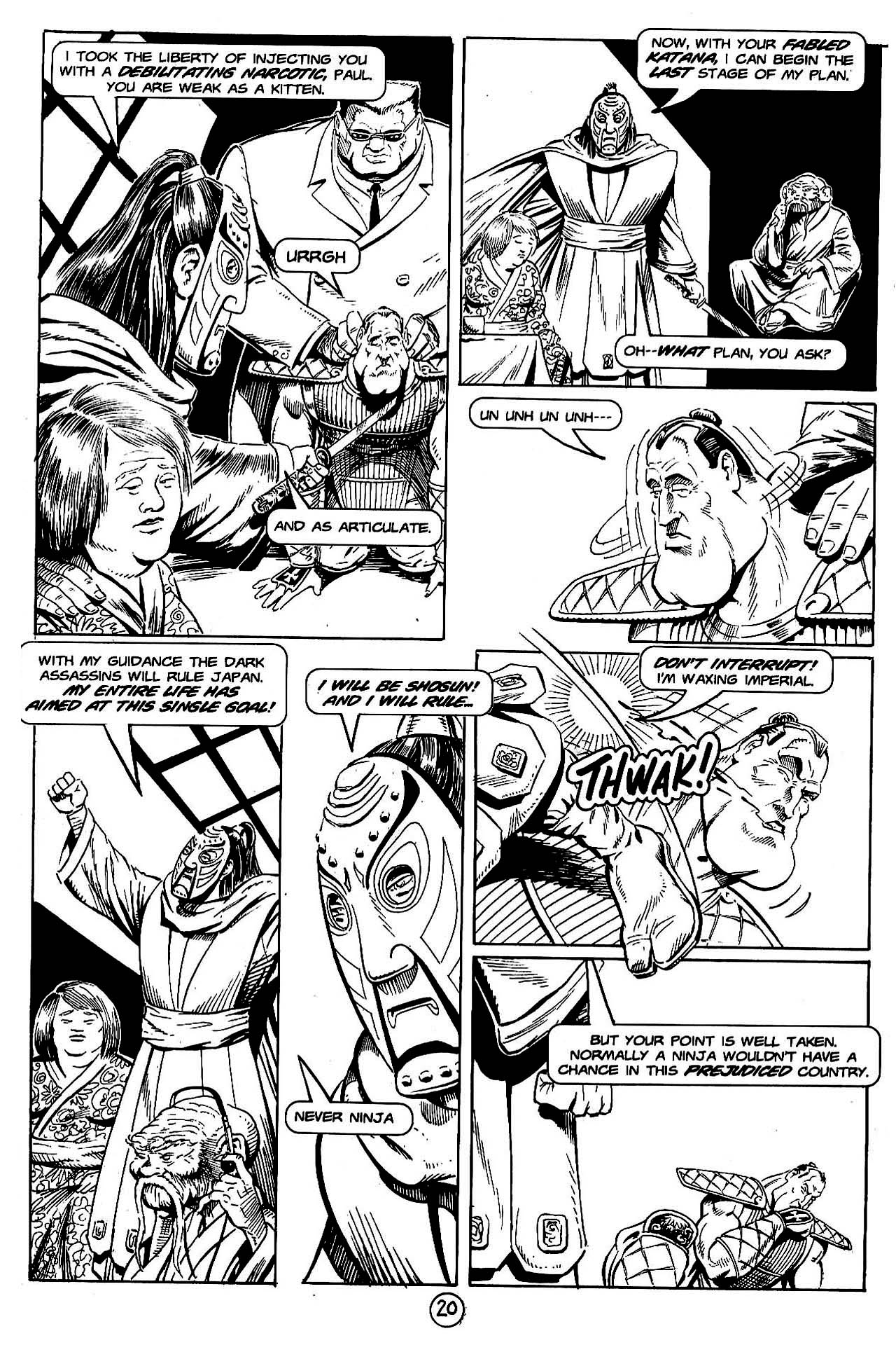 Read online Paul the Samurai (1992) comic -  Issue #8 - 21